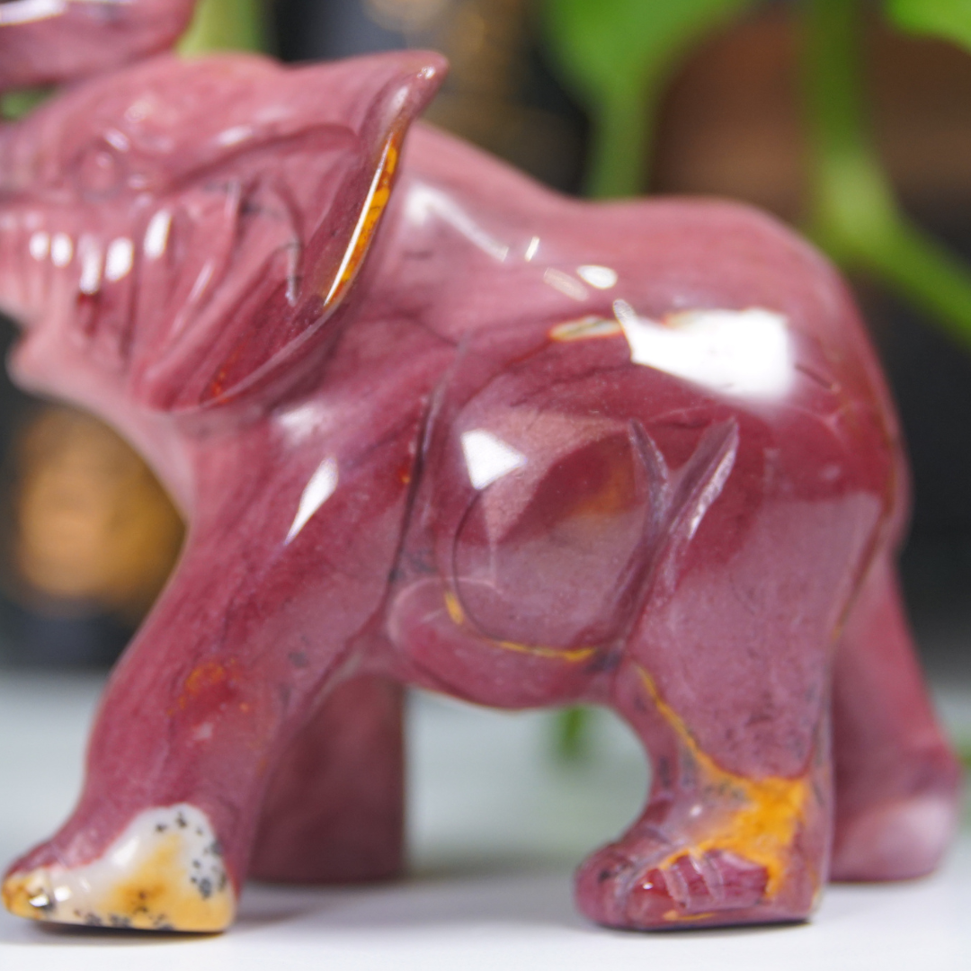 Mookaite Elephant Boutique Carving