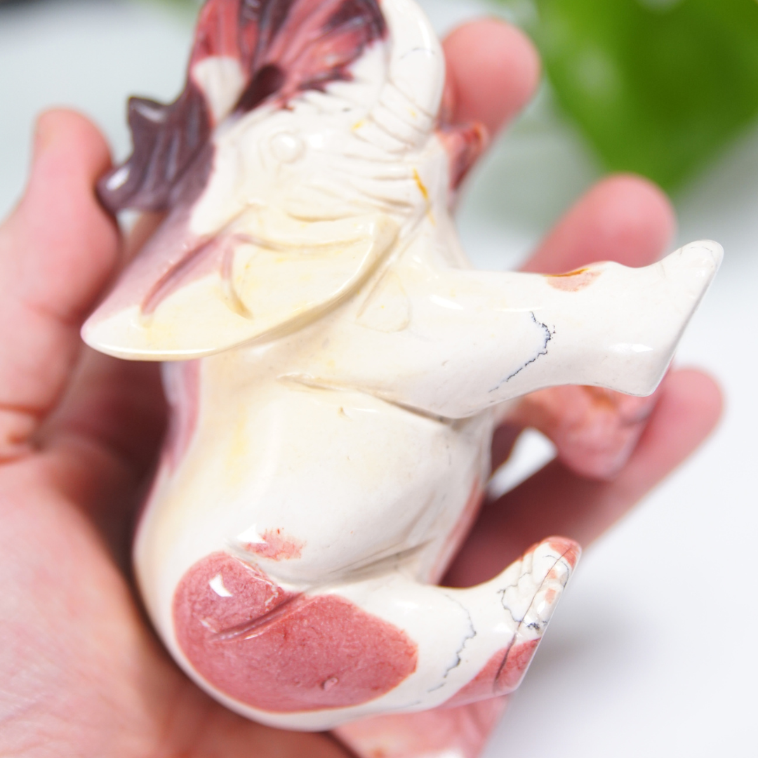 Mookaite Elephant Boutique Carving