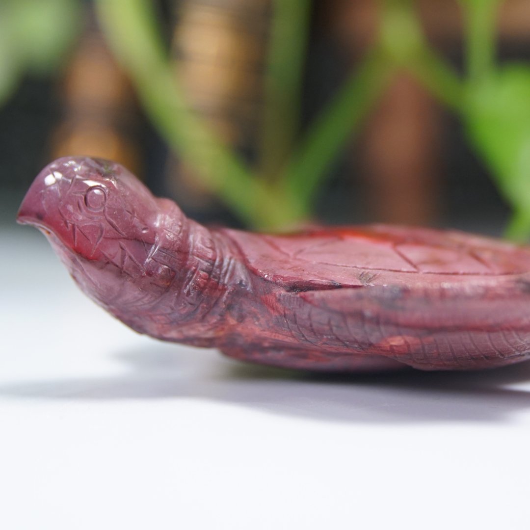 Mookaite Sea Turtle Boutique Carving (with Stand)
