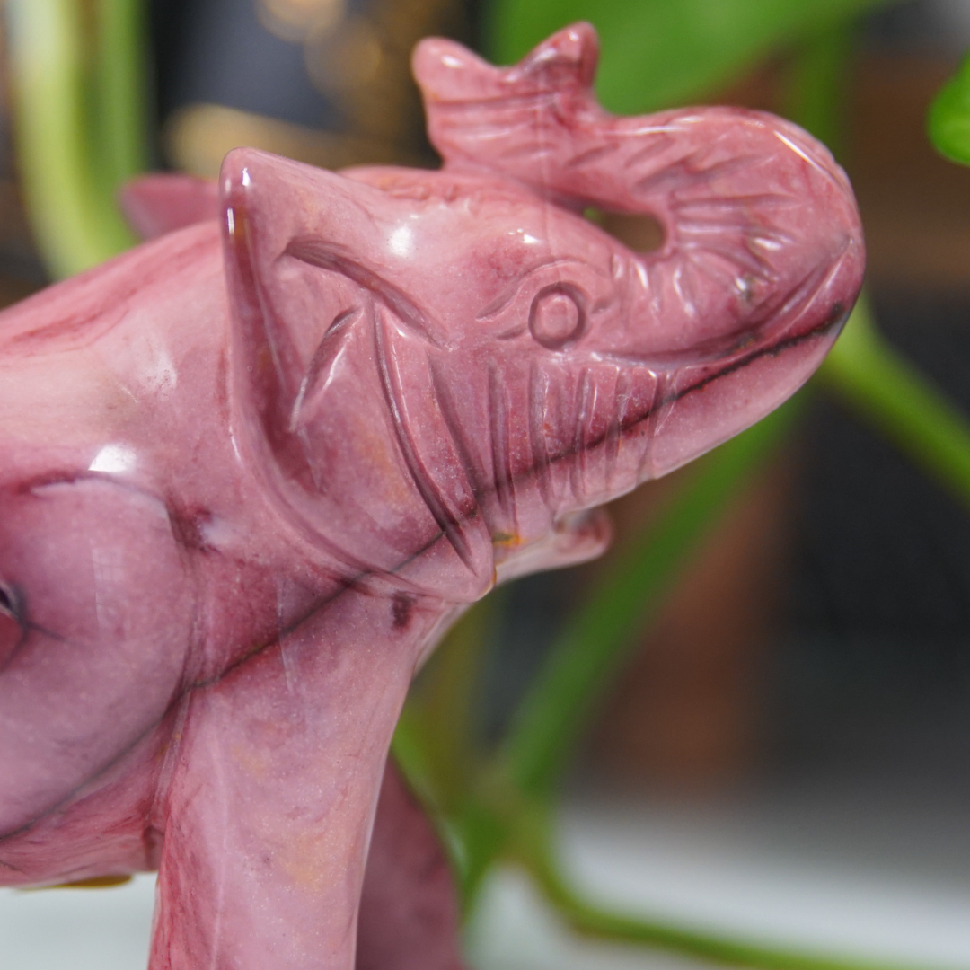 Mookaite Elephant Boutique Carving