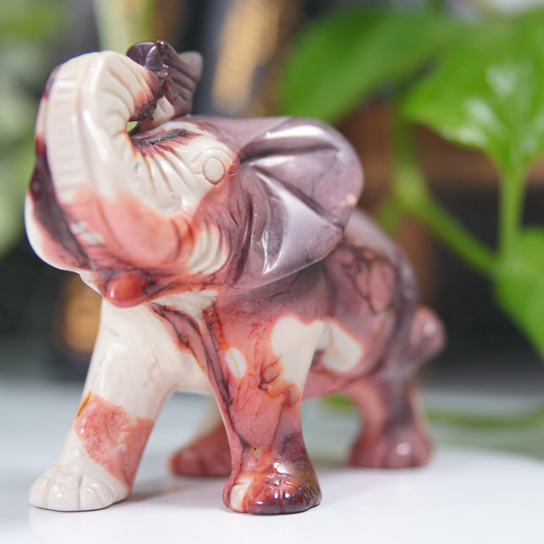 Mookaite Elephant Boutique Carving