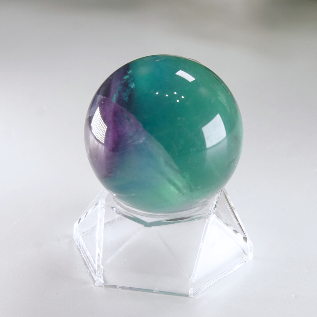 Rainbow Fluorite Sphere | High Quality Glassy Fluorite Sphere (I)