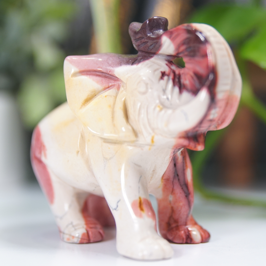 Mookaite Elephant Boutique Carving
