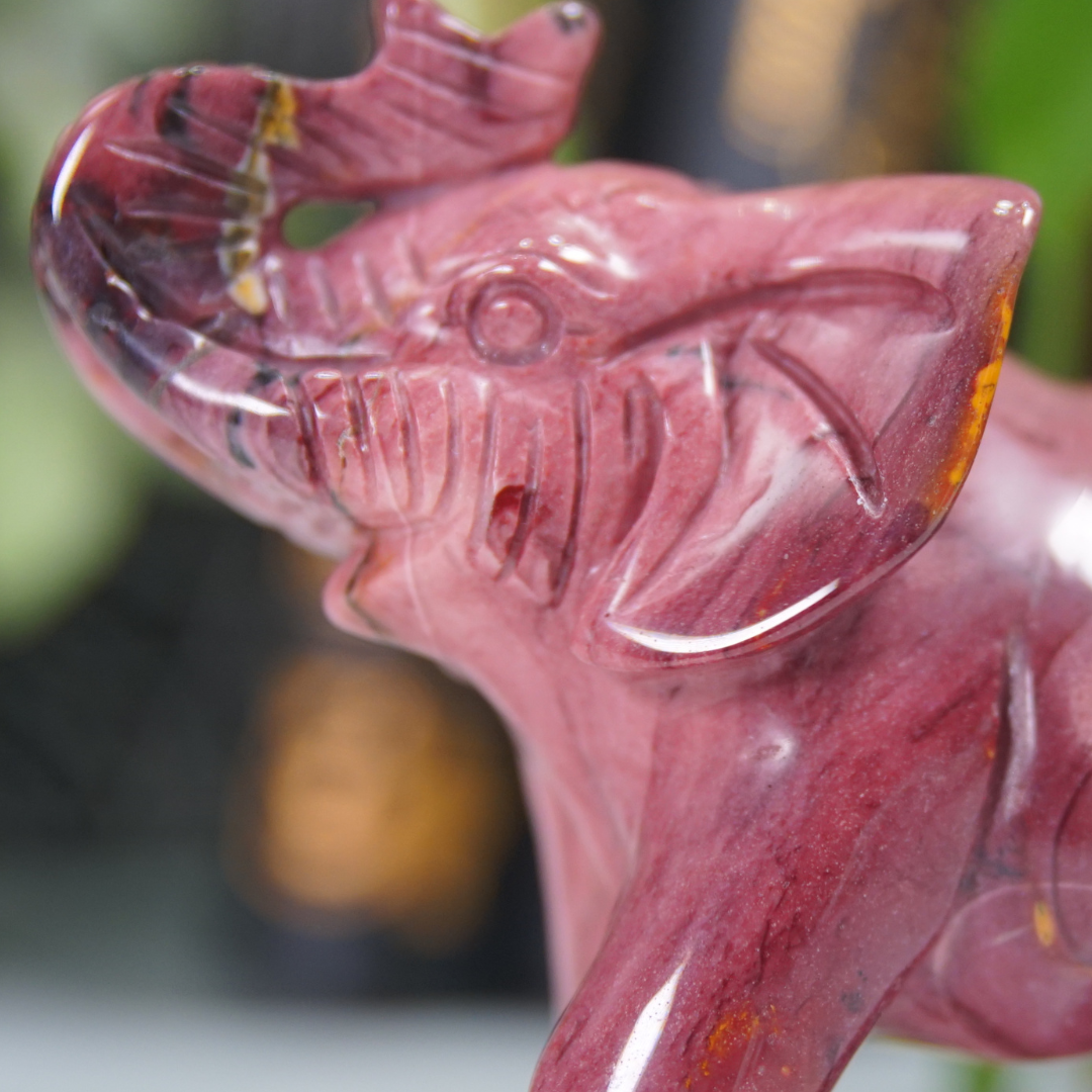 Mookaite Elephant Boutique Carving