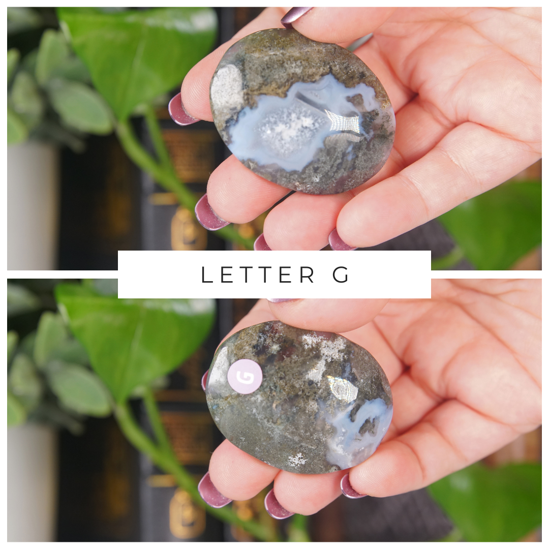 Moss Agate High Quality Palm Stones | Pick Your Favorite