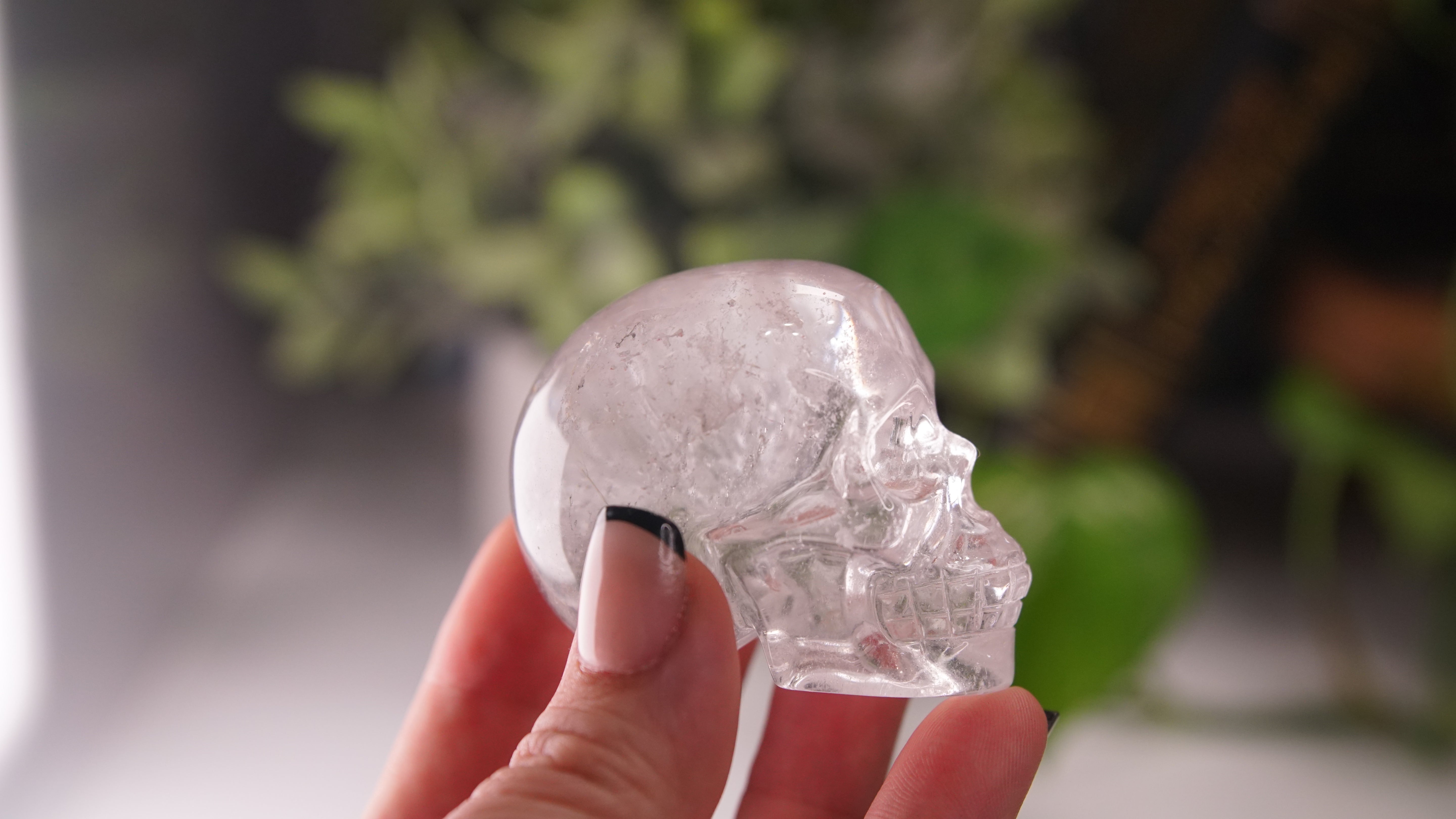High Quality Clear Quartz With Inclusions Crystal Carving