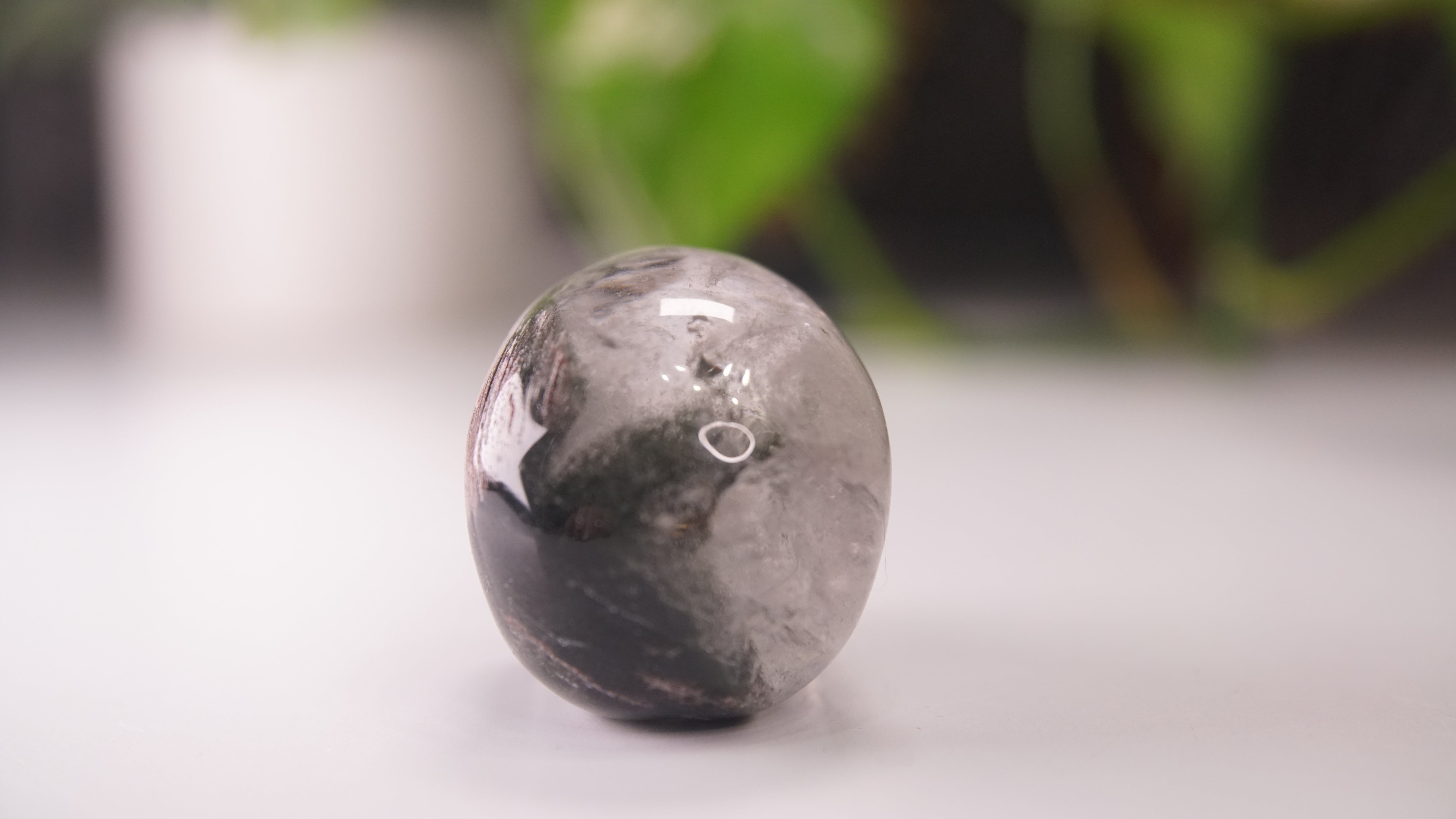 Garden Quartz Skulls Lodolite With Inclusions Crystal Carving (Large)