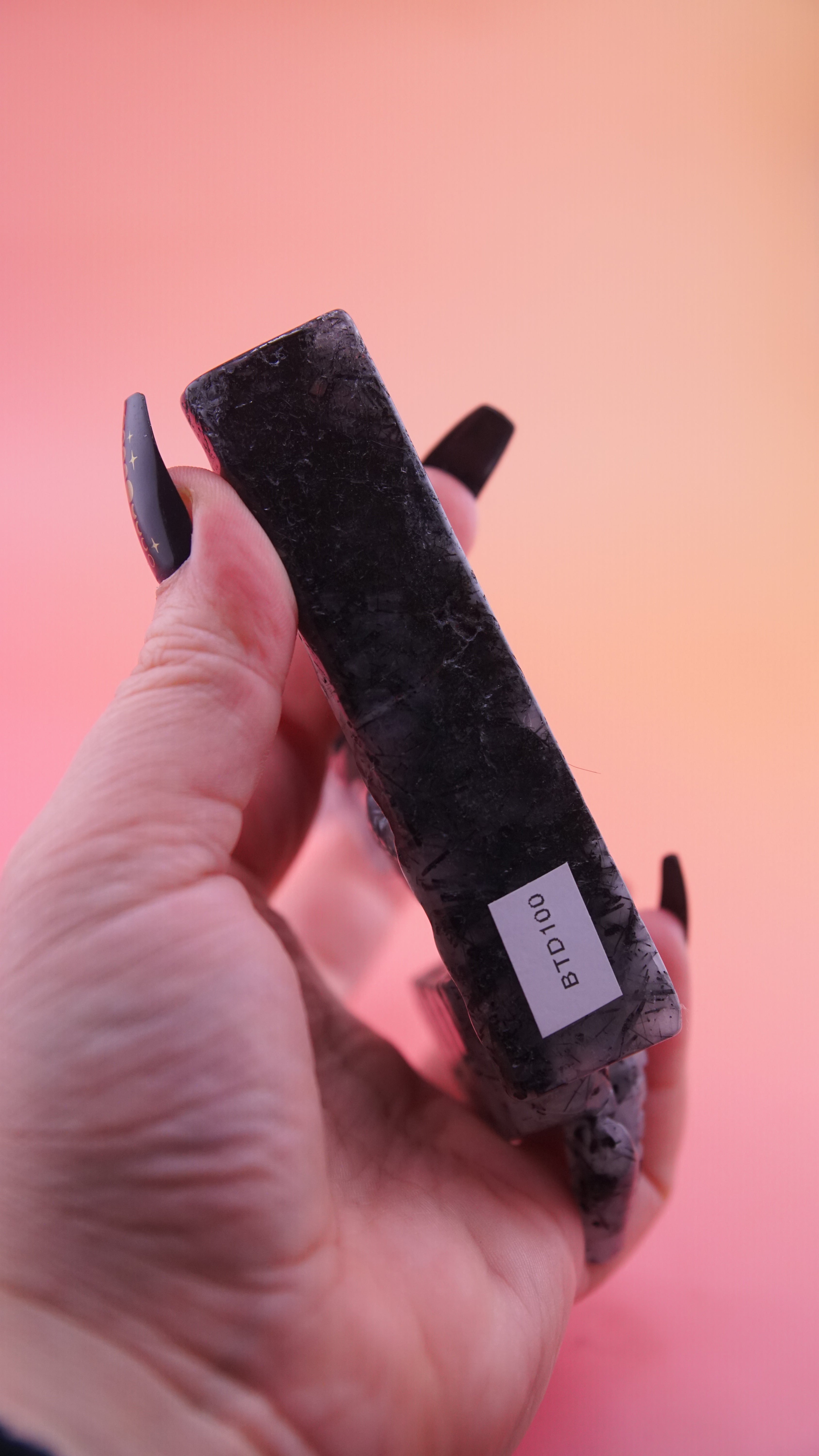 Gorgeous Black Tourmaline In Quartz Dragon With Castle