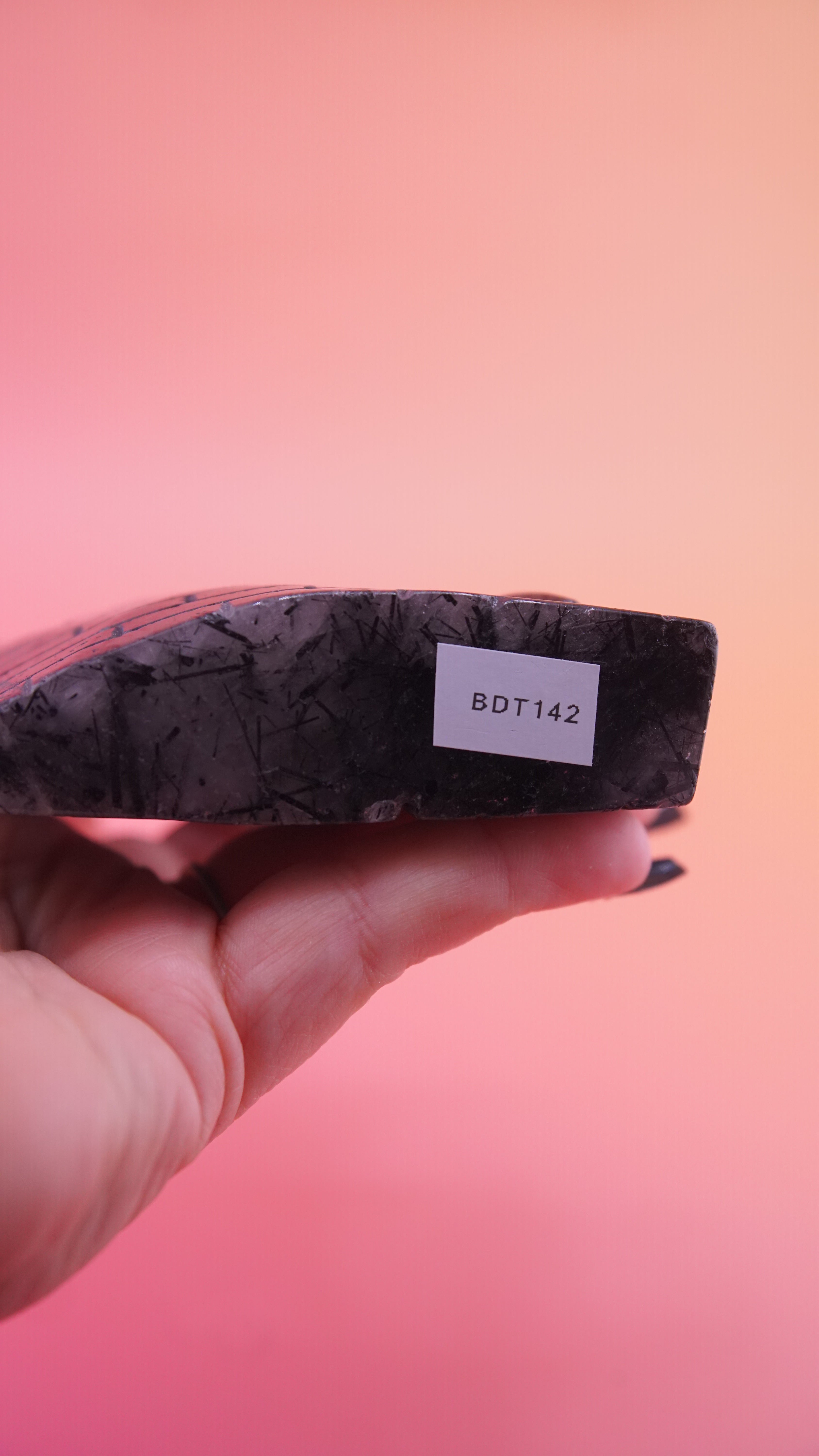 Gorgeous Black Tourmaline In Quartz Dragon With Castle