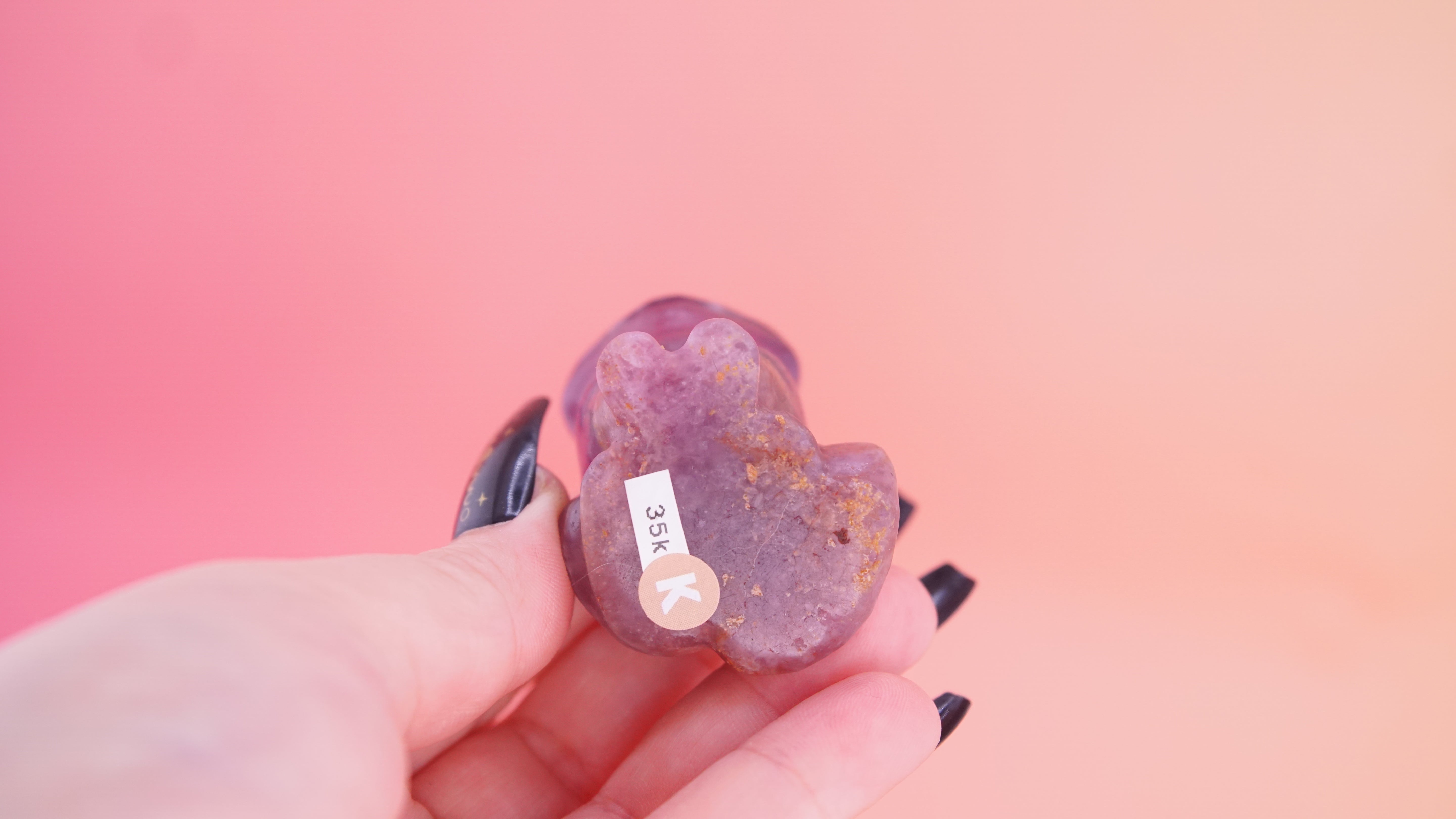 Demon Hunter Fandom Carving | Tiger Carving | Purple Fluorite