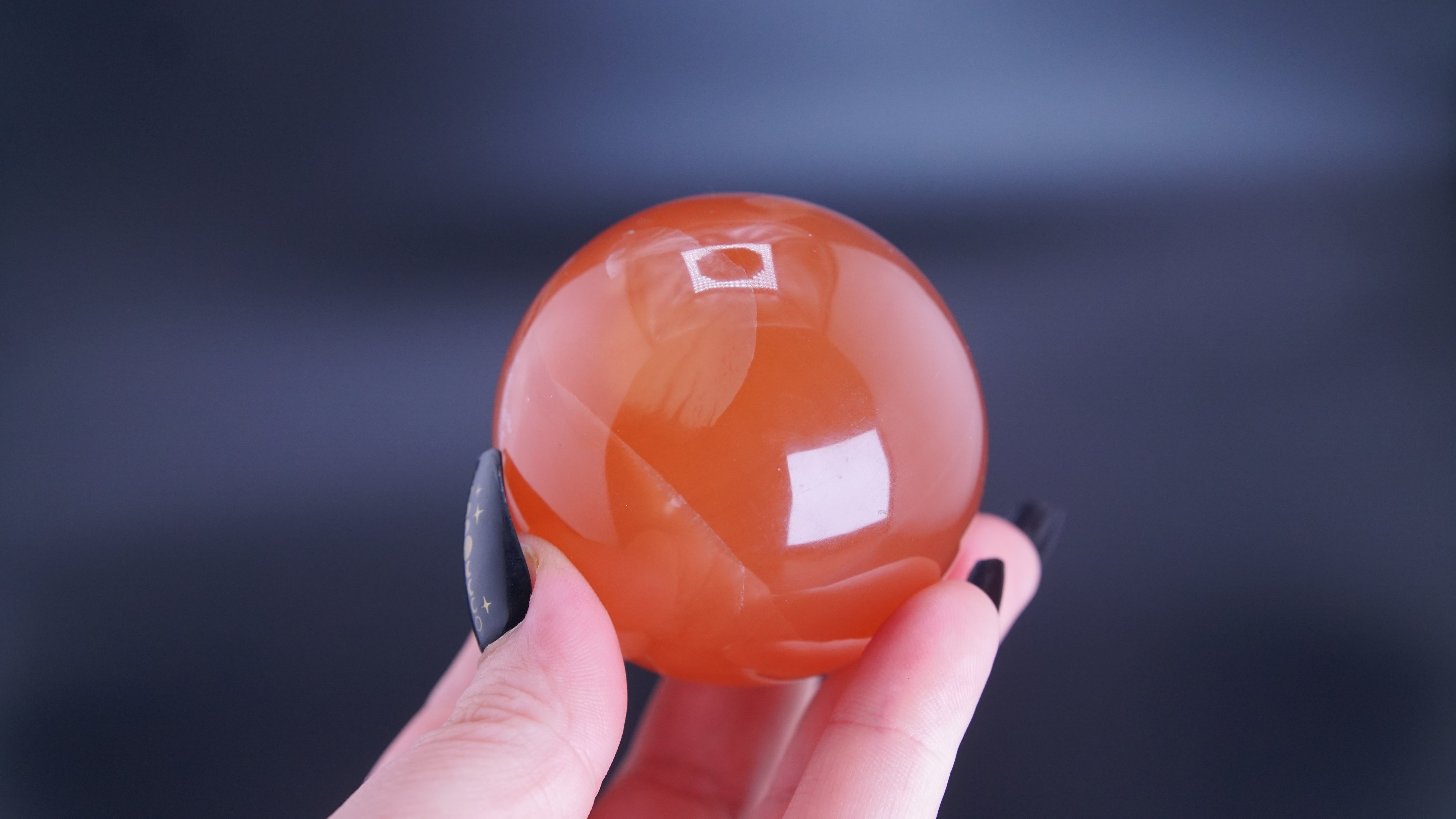 Honey Calcite Sphere From Pakistan