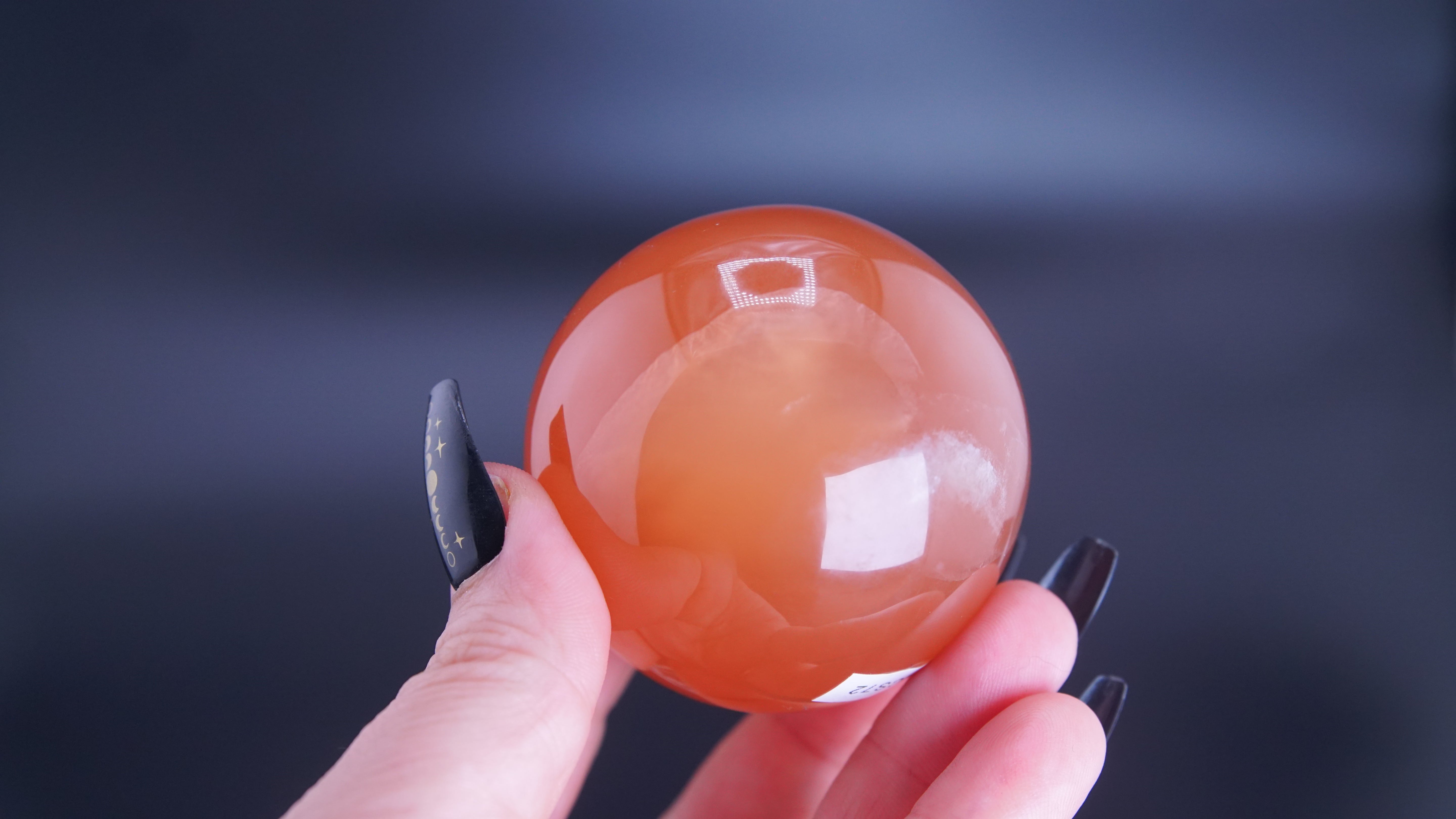 Honey Calcite Sphere From Pakistan