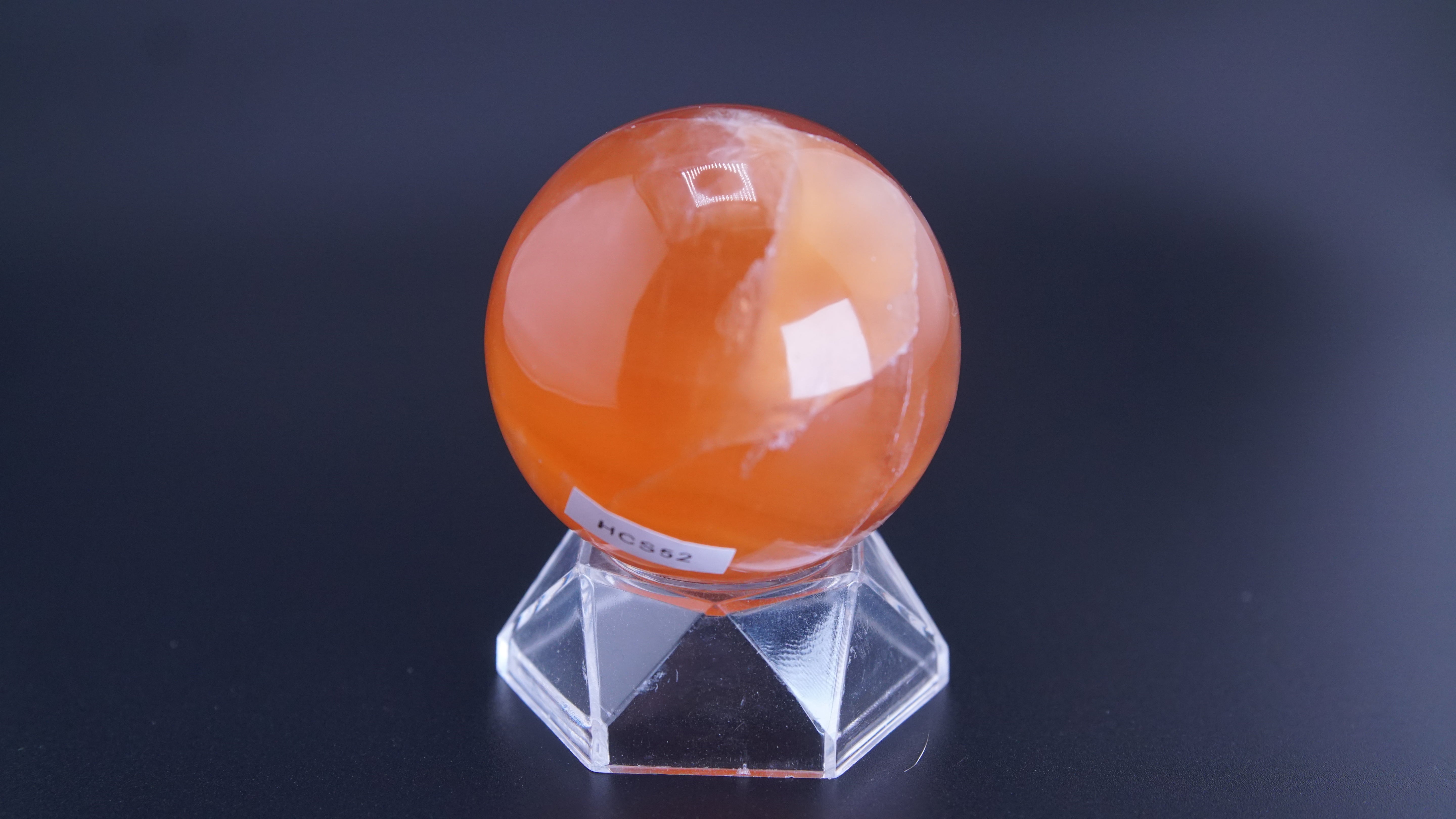 Honey Calcite Sphere From Pakistan