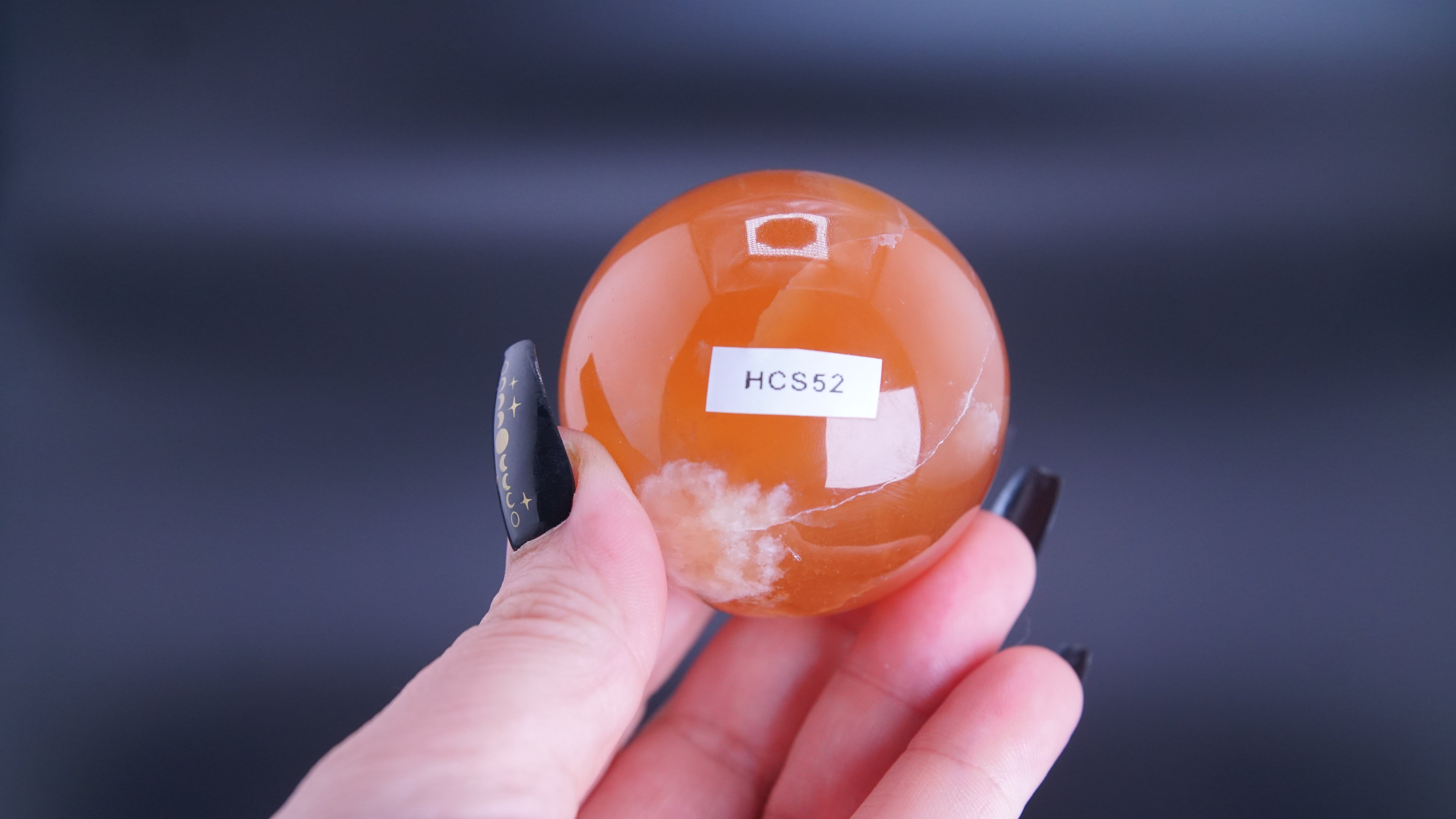 Honey Calcite Sphere From Pakistan