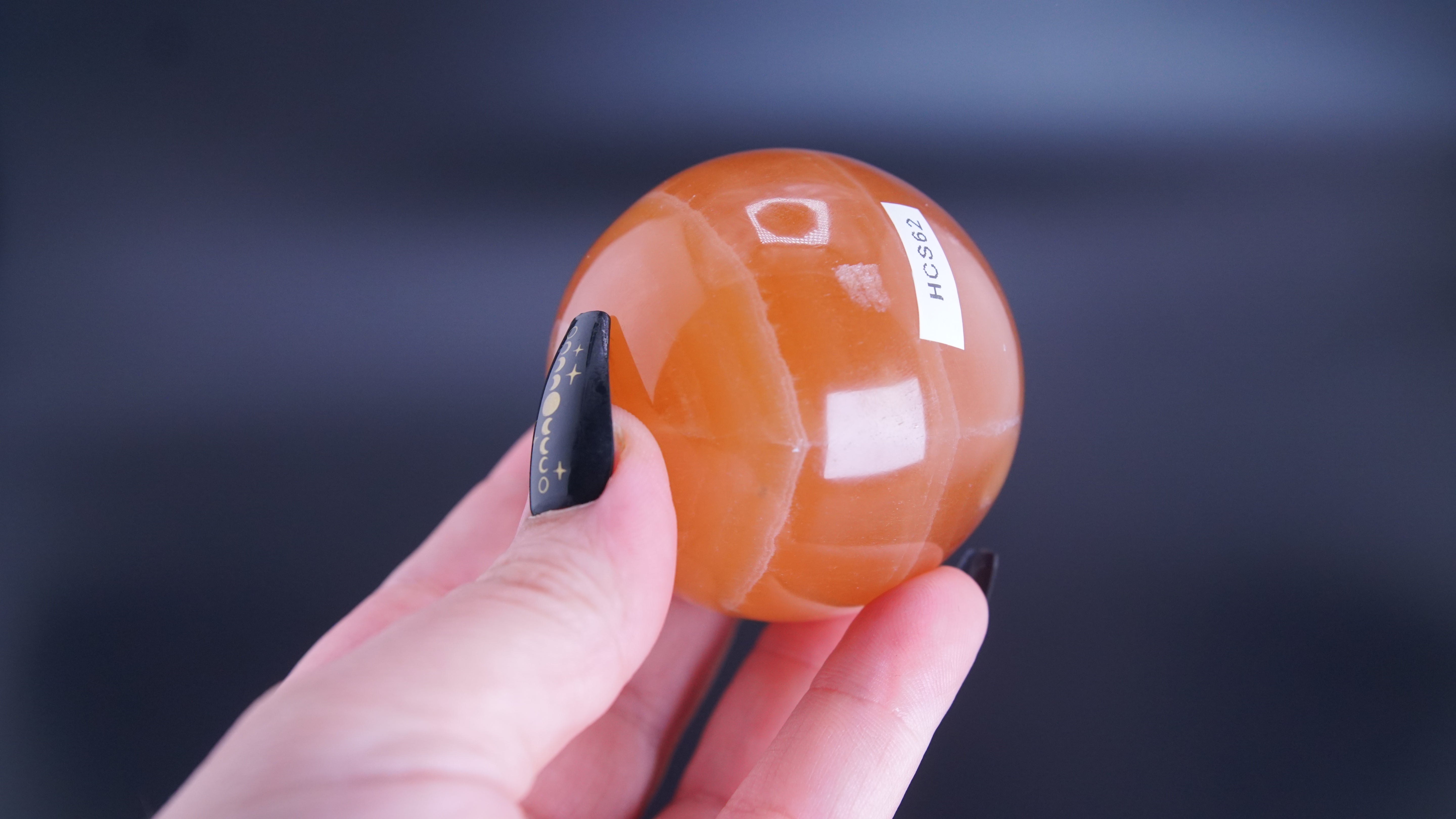 Honey Calcite Sphere From Pakistan