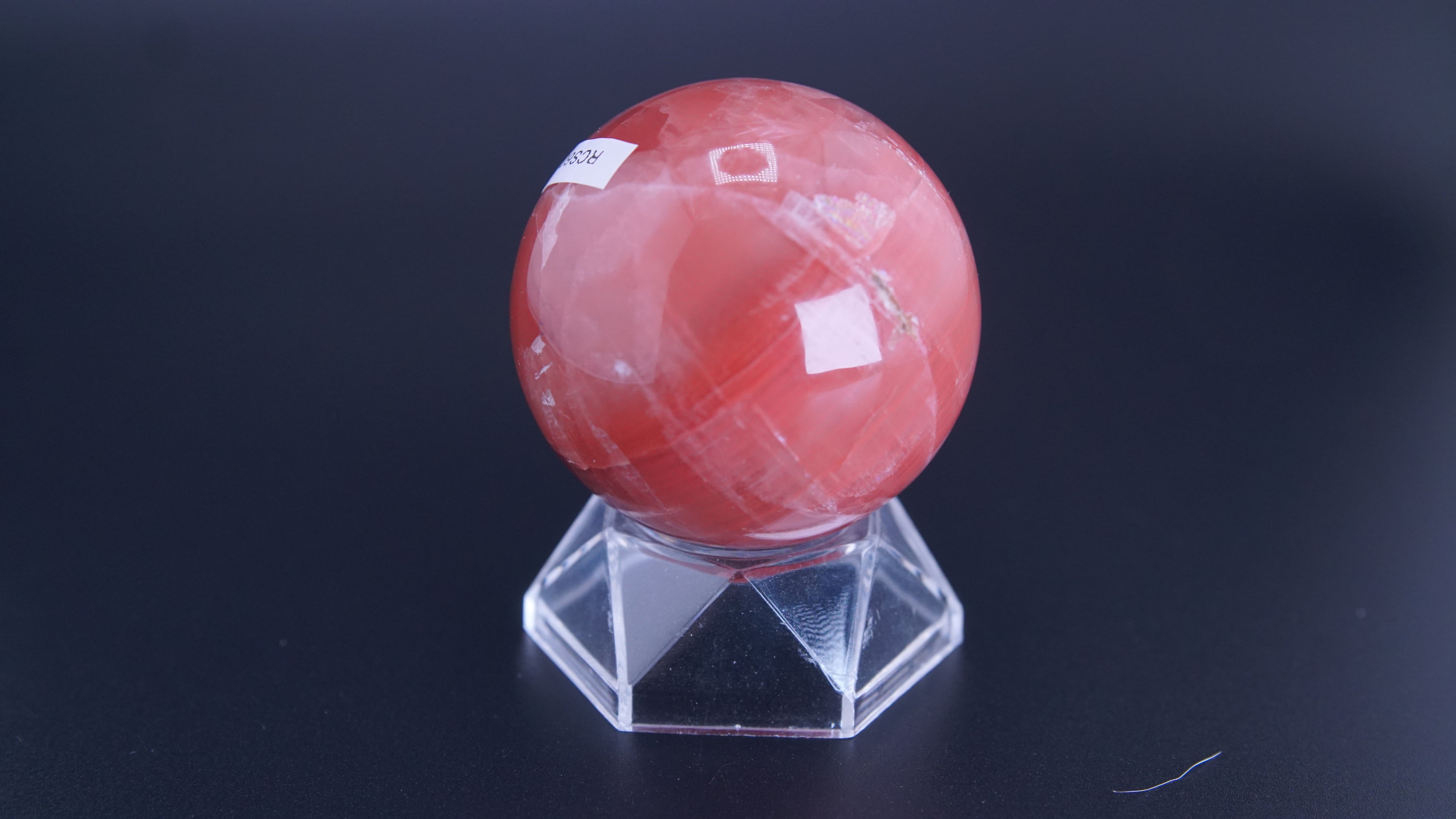 Rose Calcite Sphere From Pakistan