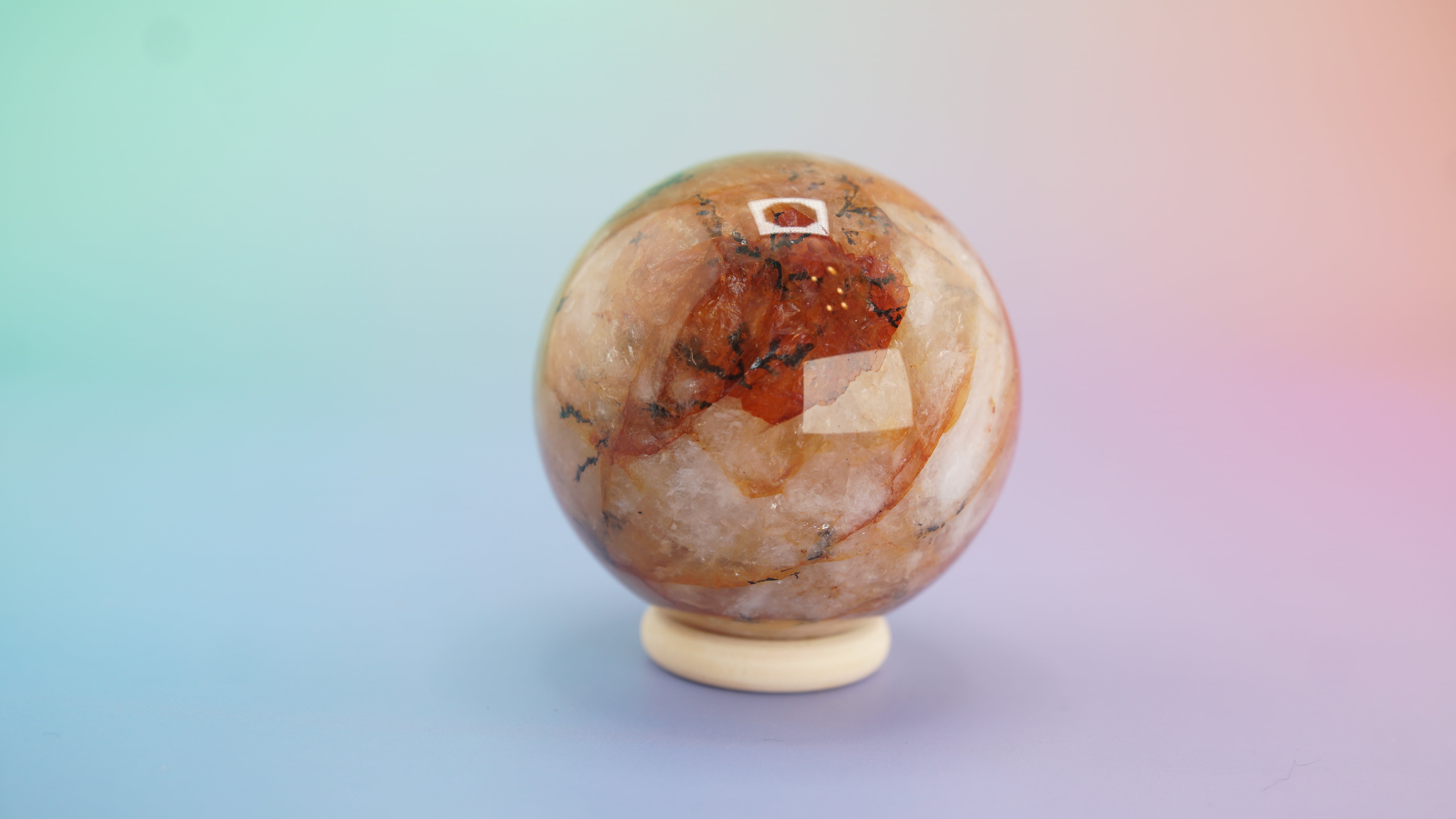 Fire Quartz Sphere | Stone Carving | Pick Your Favorite