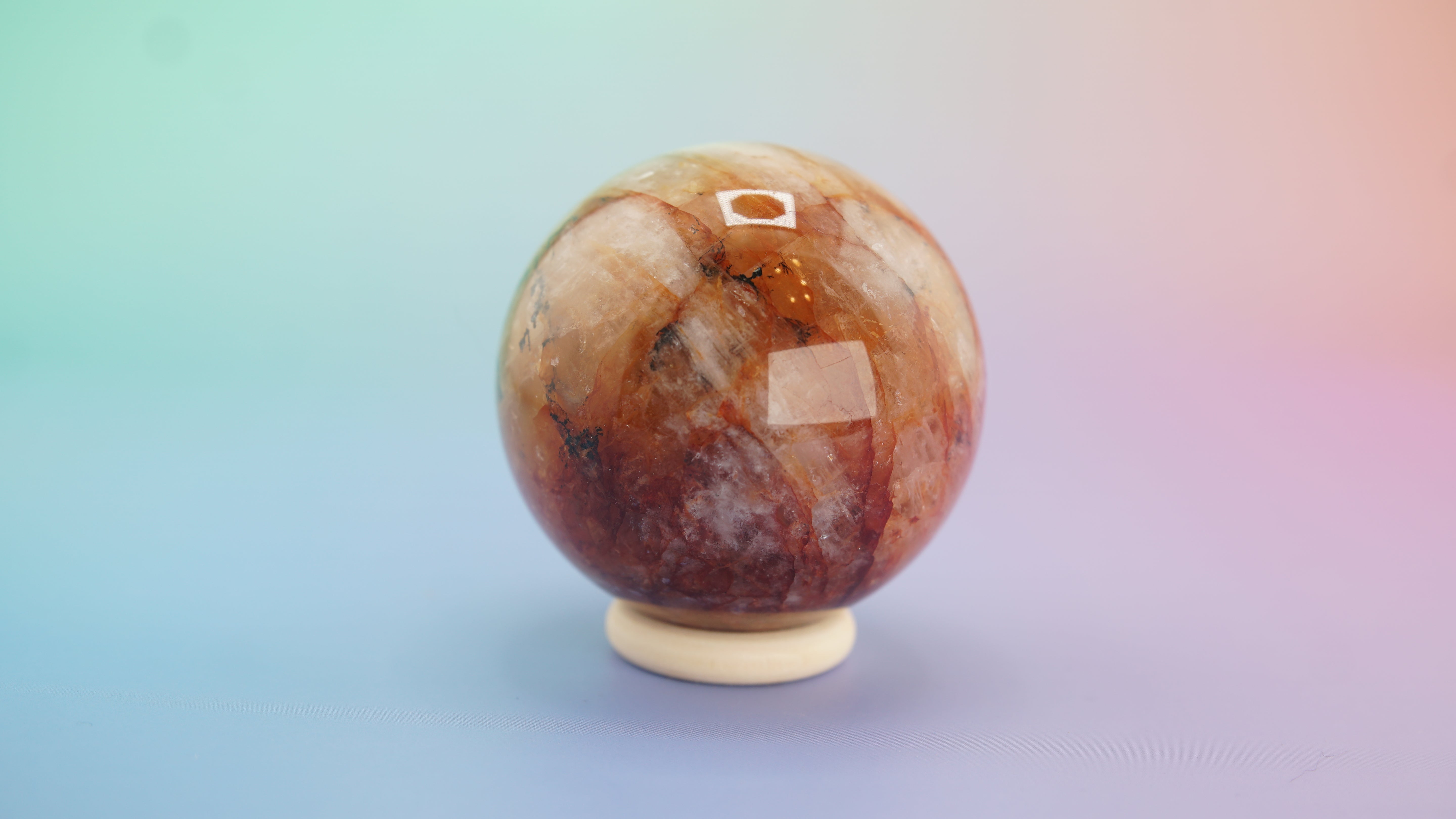 Fire Quartz Sphere | Stone Carving | Pick Your Favorite
