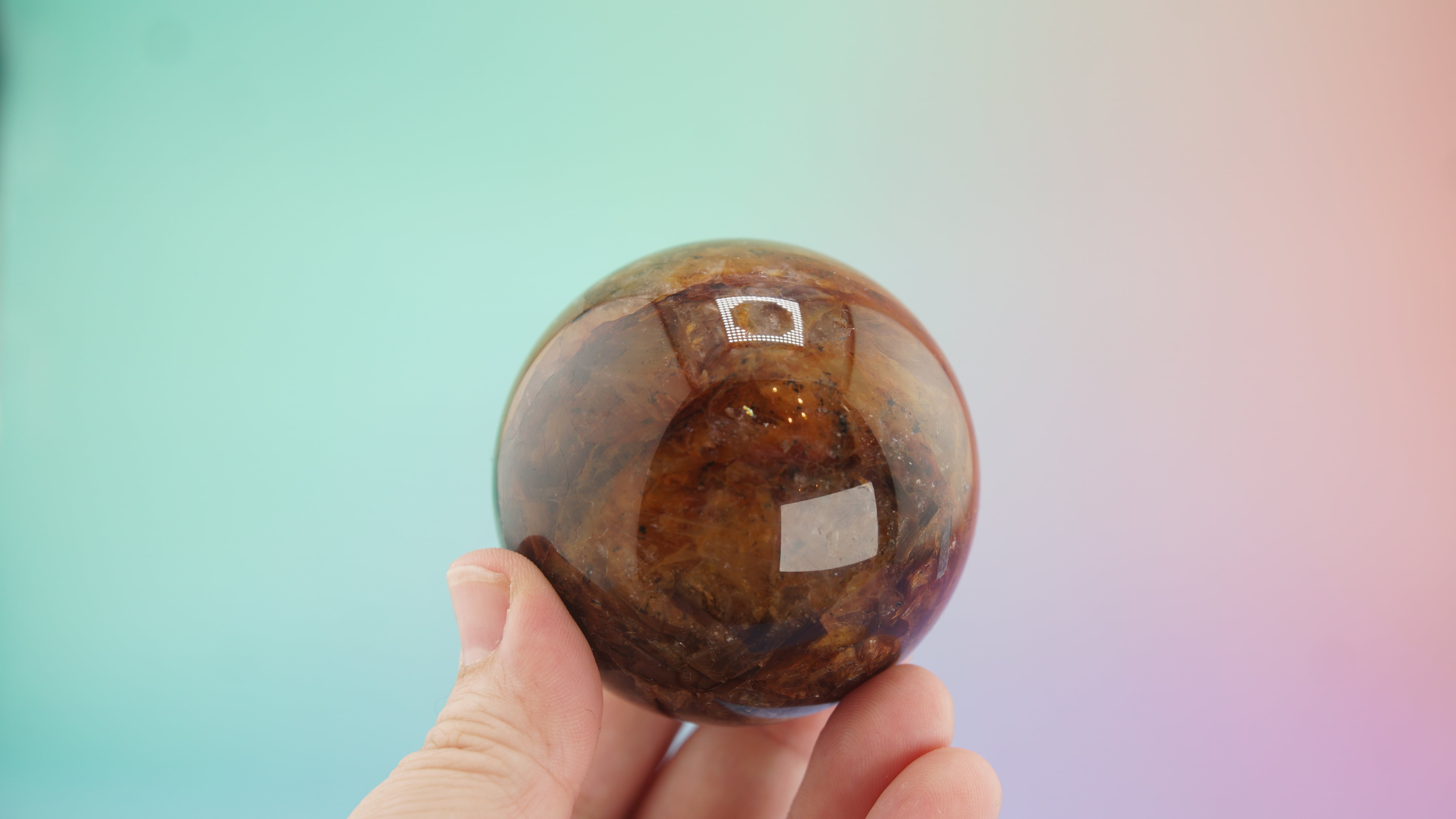 Fire Quartz Sphere | Stone Carving | Pick Your Favorite