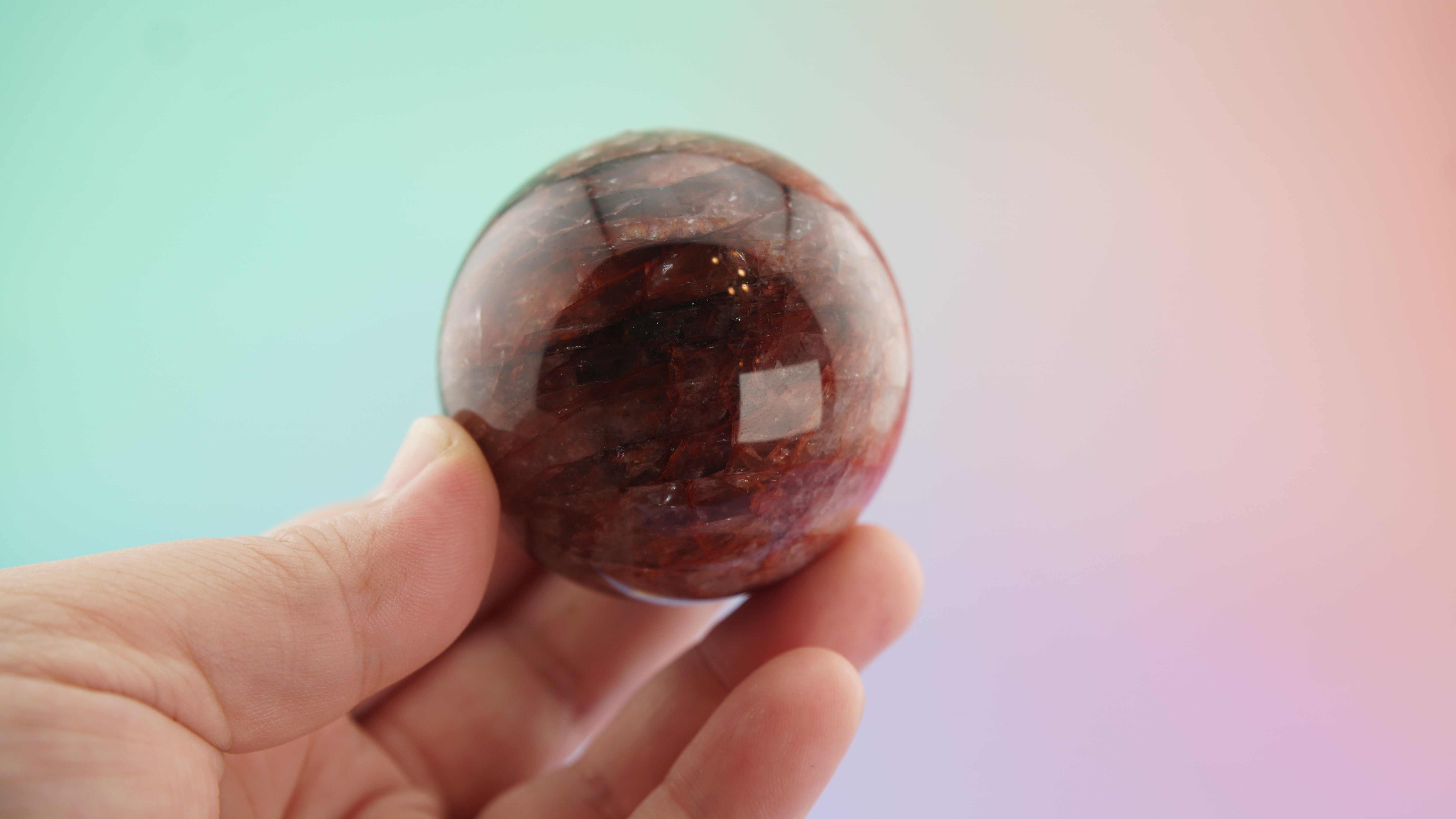 Fire Quartz Sphere | Stone Carving | Pick Your Favorite