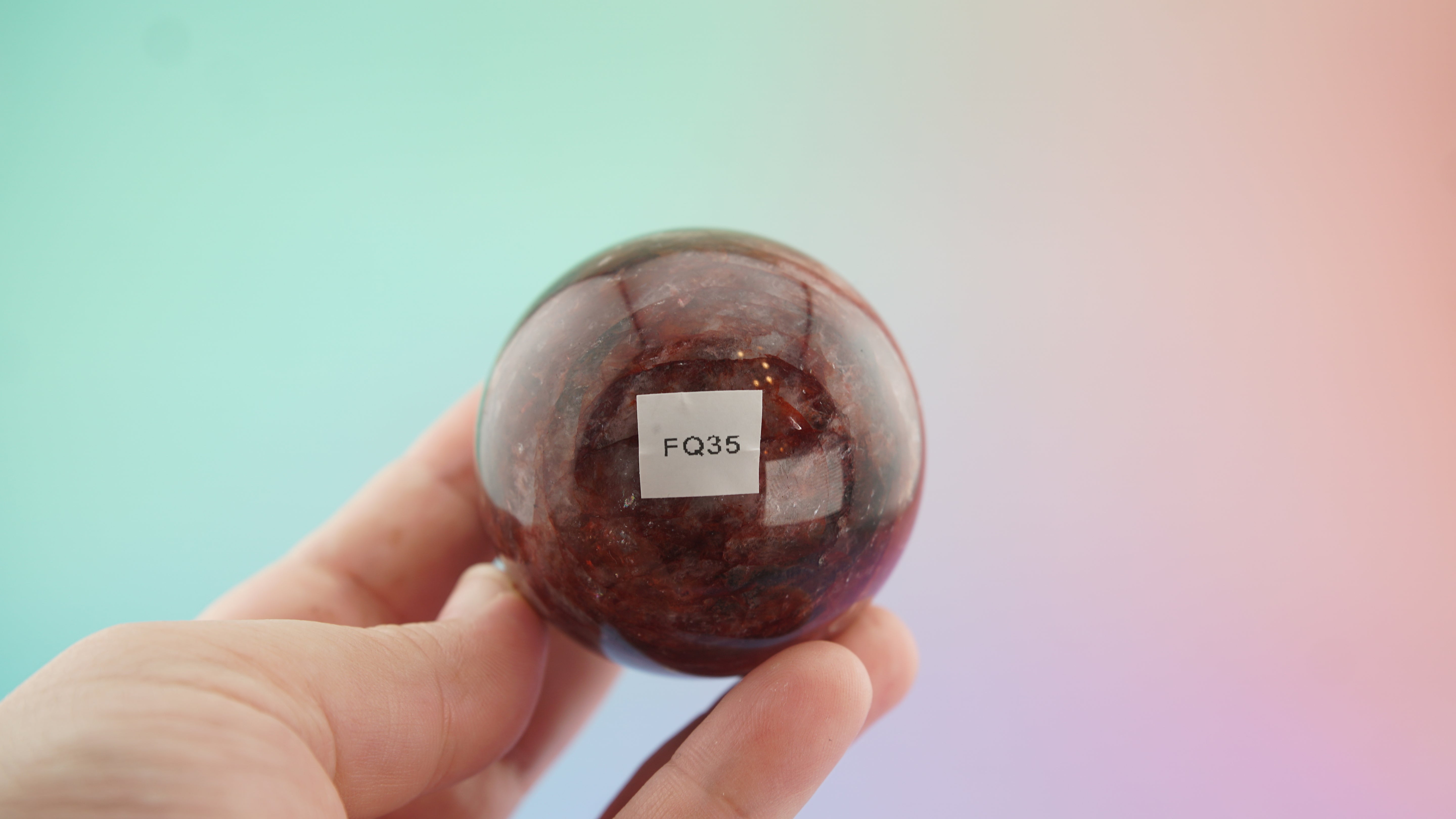 Fire Quartz Sphere | Stone Carving | Pick Your Favorite