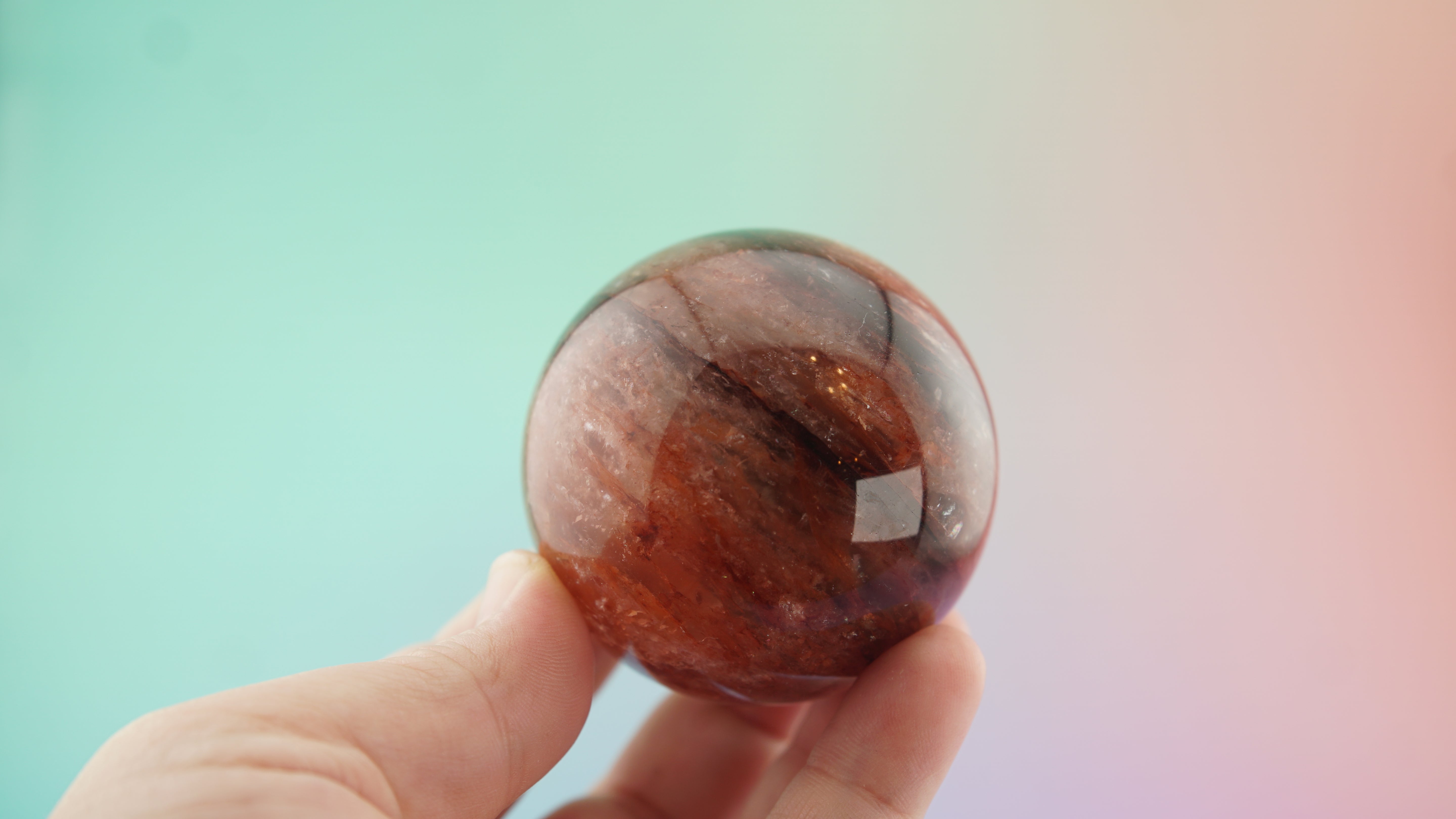 Fire Quartz Sphere | Stone Carving | Pick Your Favorite