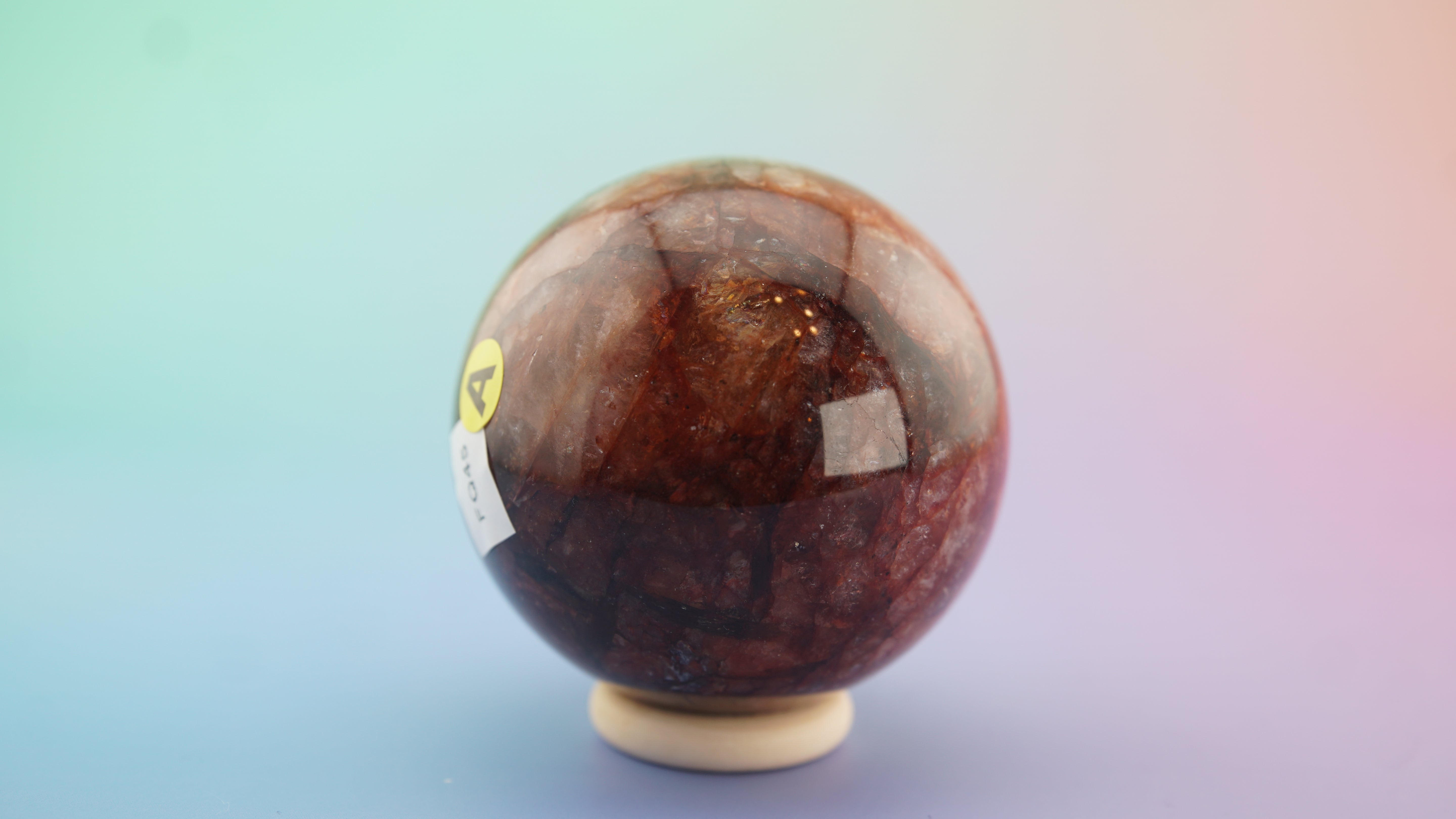 Fire Quartz Sphere | Stone Carving | Pick Your Favorite (A)