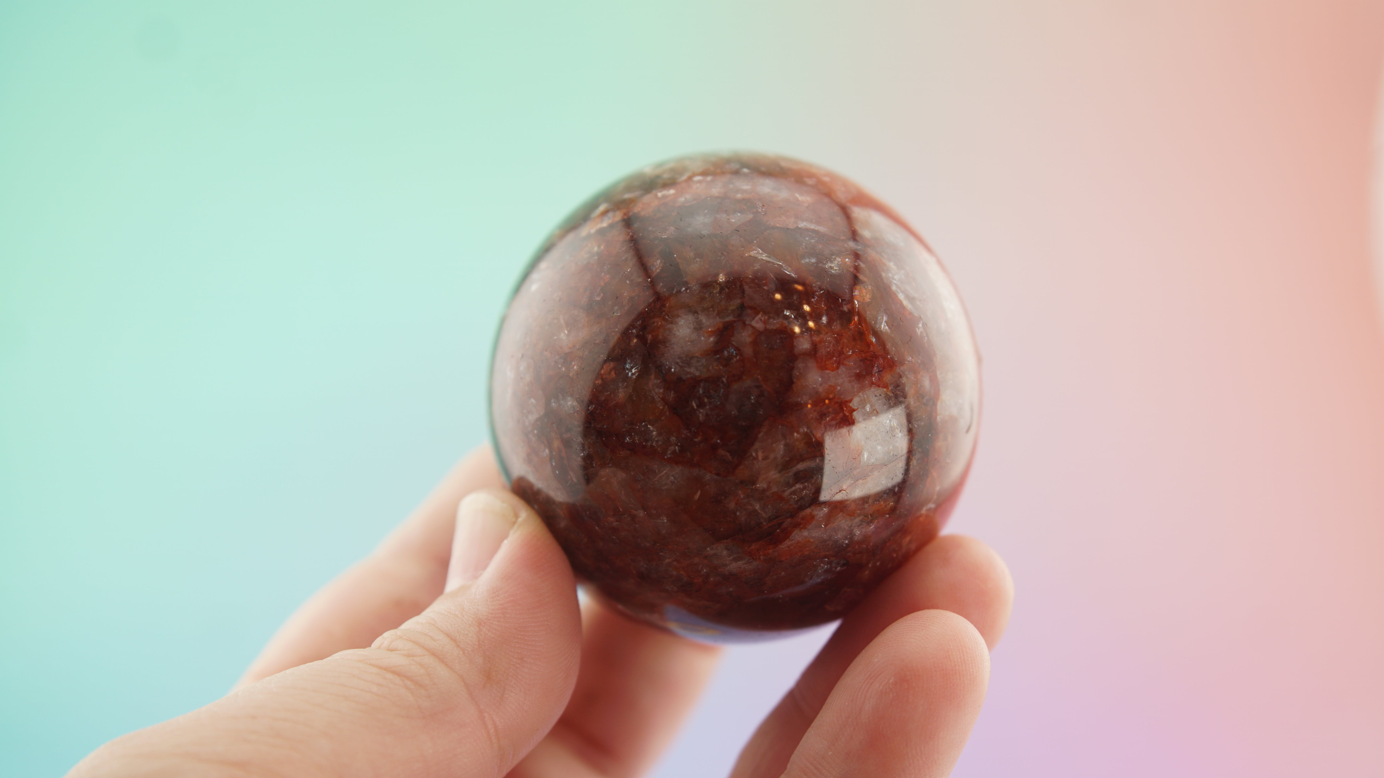 Fire Quartz Sphere | Stone Carving | Pick Your Favorite