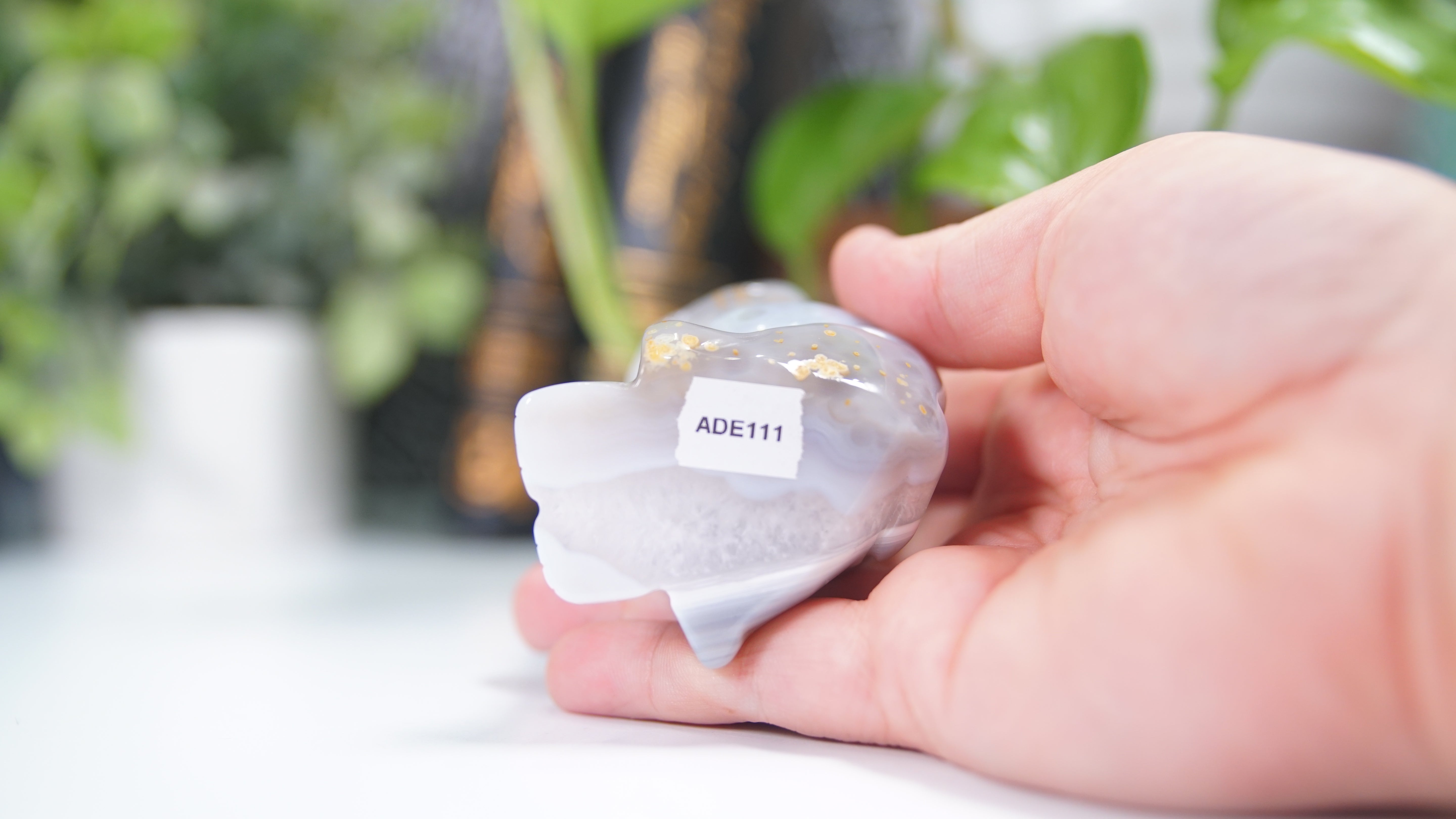 Druzy Agate Amethyst Sitting Elephant Boutique Carving