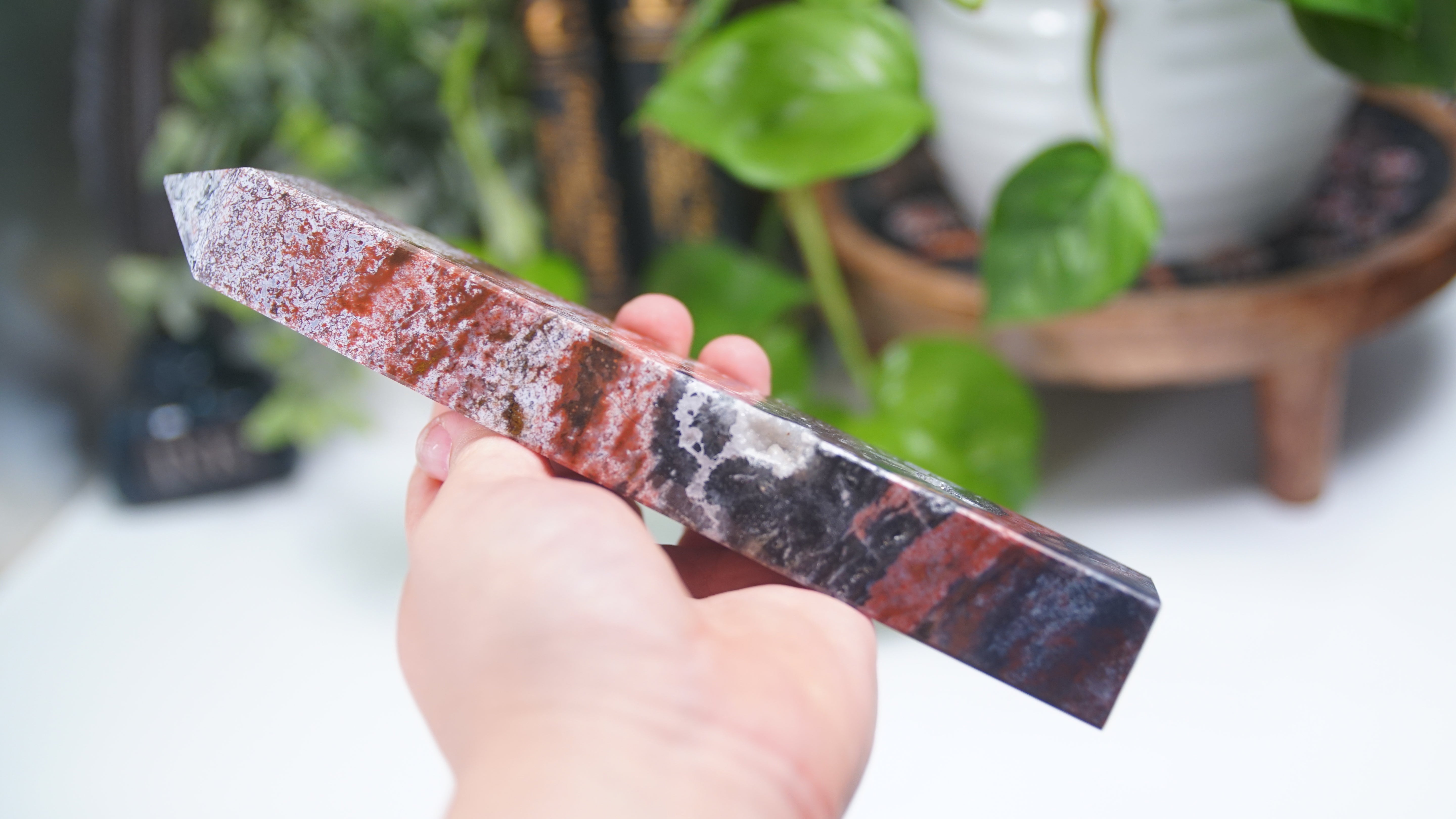 Pink & Red Bubble Ocean Jasper Towers