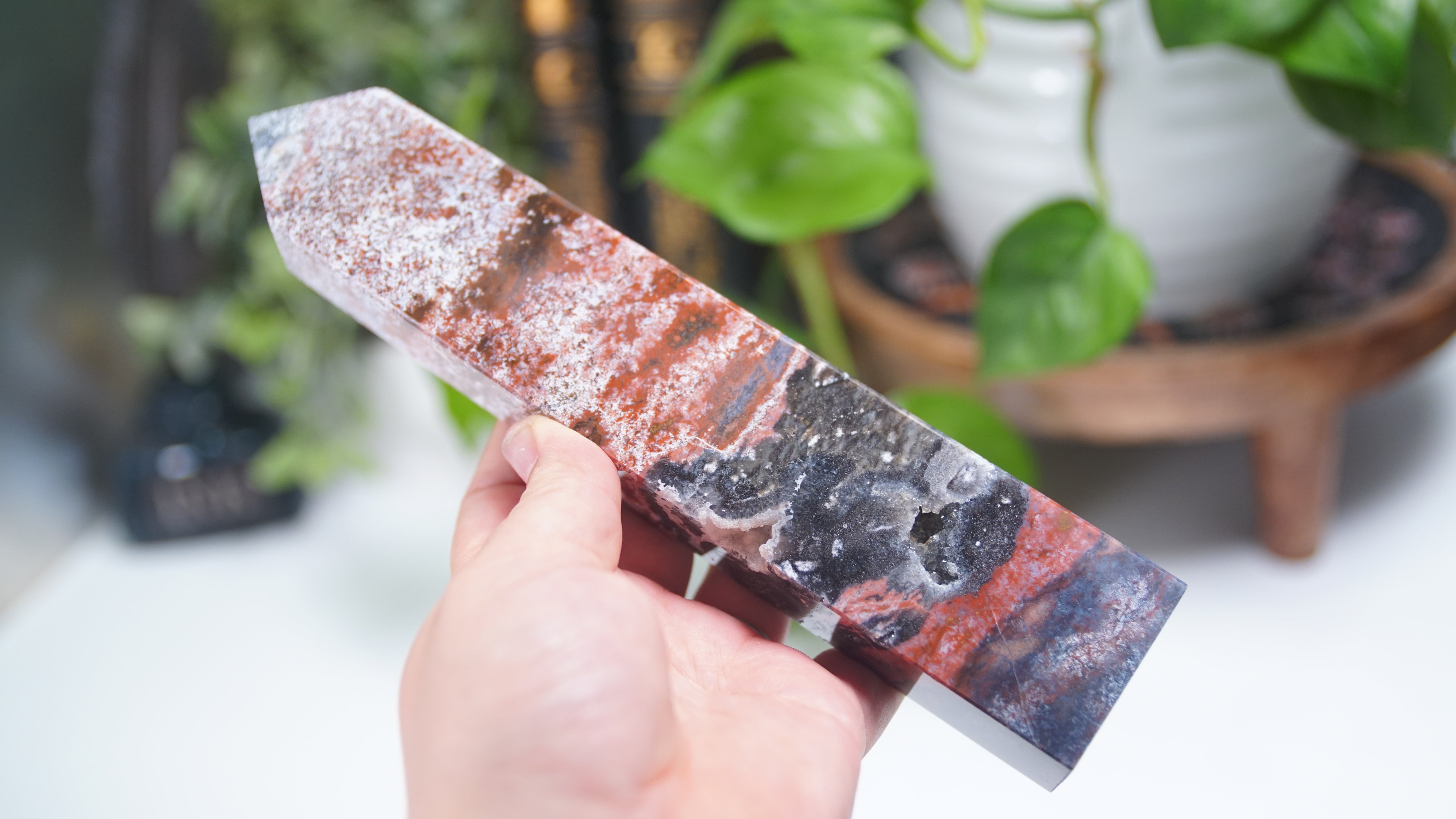 Pink & Red Bubble Ocean Jasper Towers