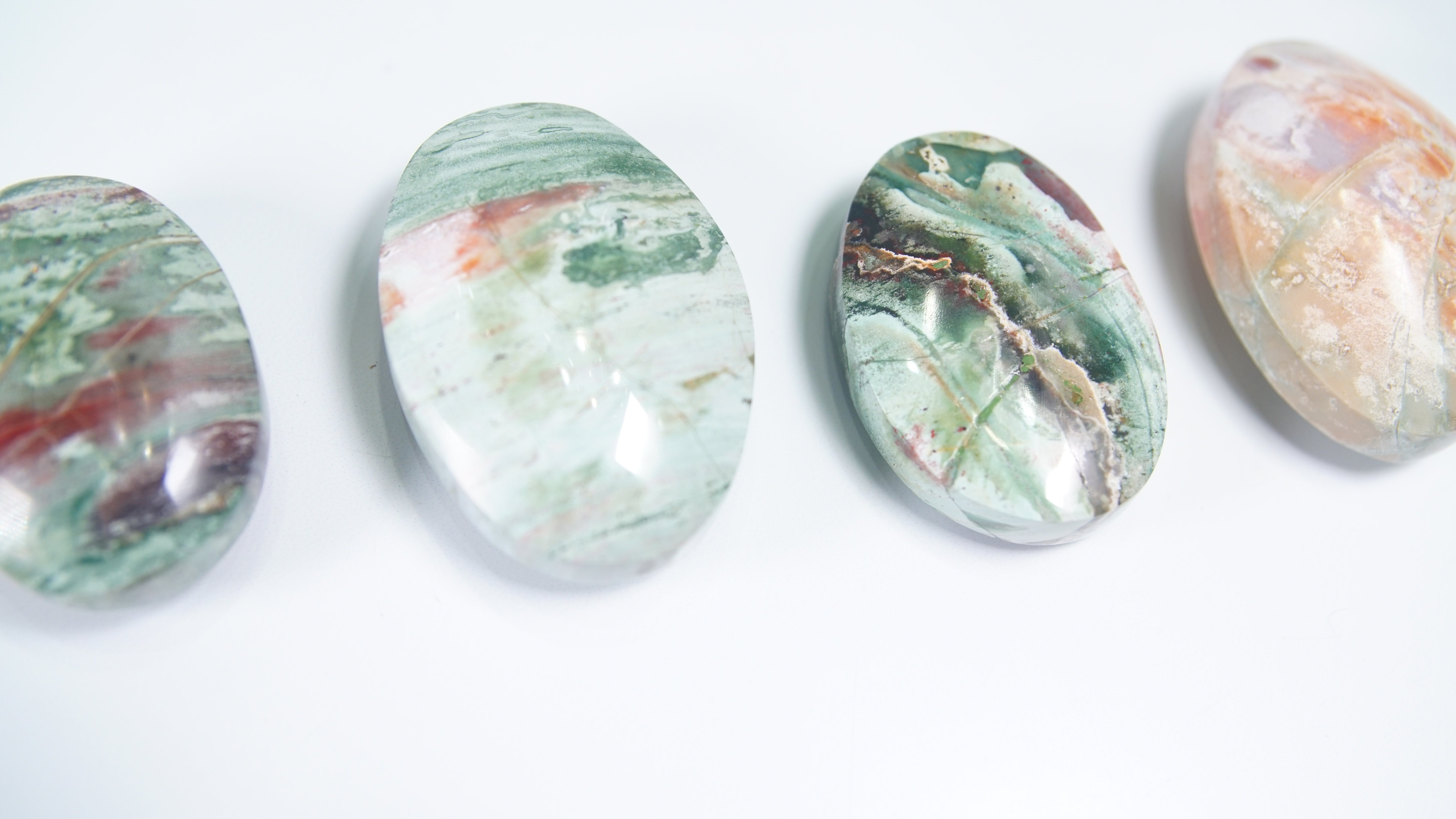 Unicorn Jasper Palm Stones - Intuitively Selected