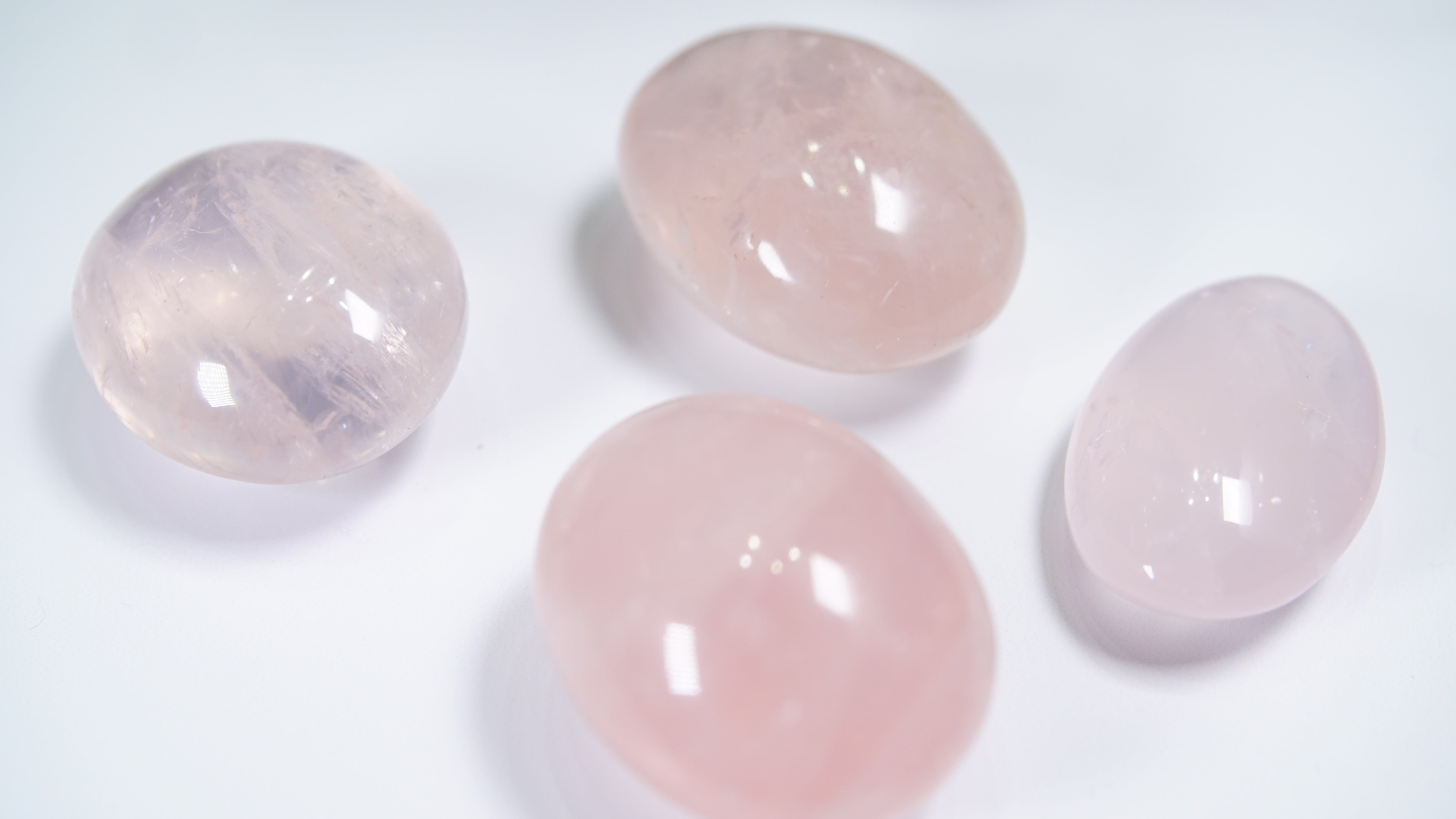 Star Rose Quartz Palm Stones - Intuitively Selected