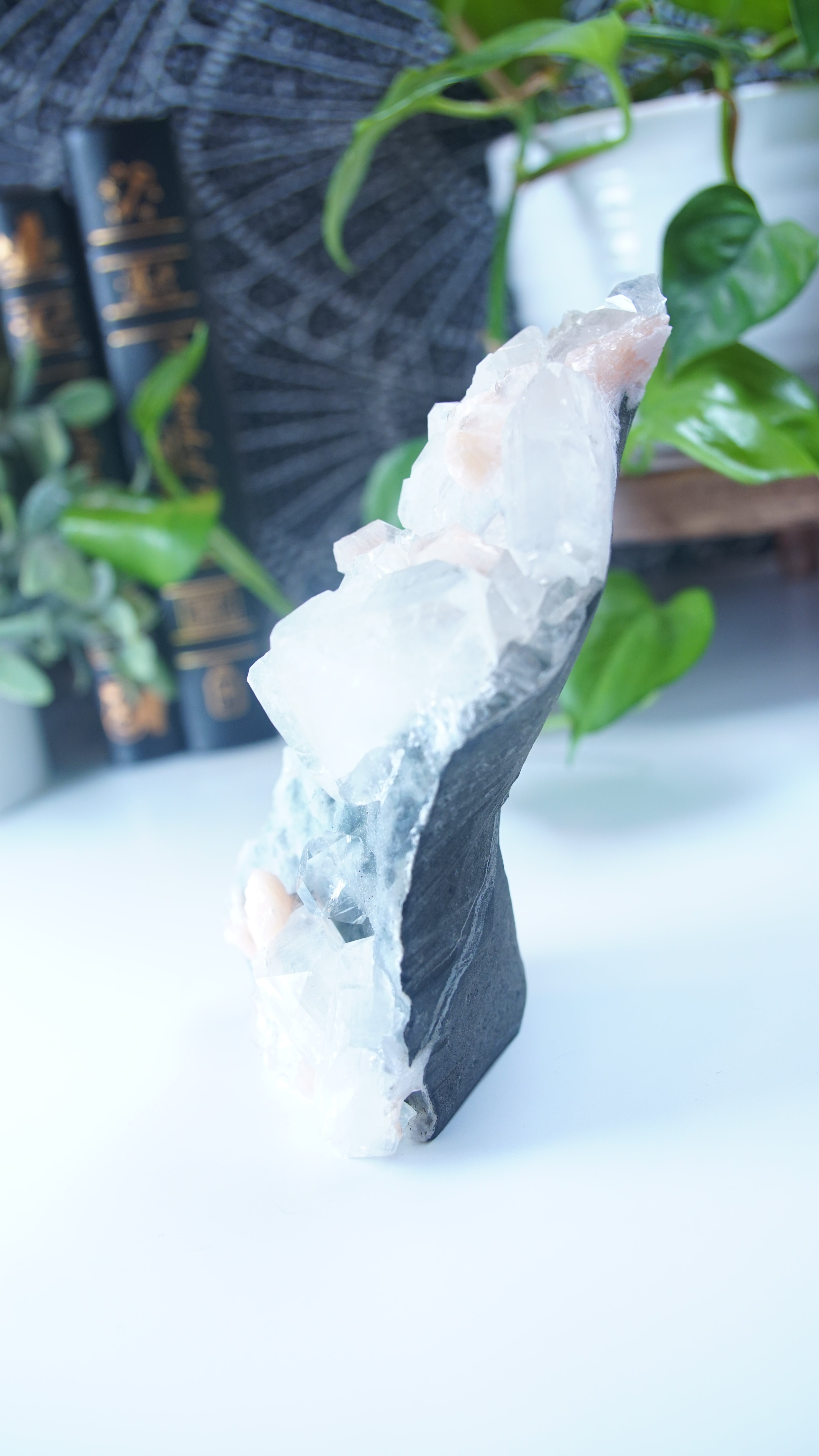 Diamond Apophyllite Blue Chalcedony Sugar Druzy Cluster | High Quality Diamond Apophyllite | US Seller