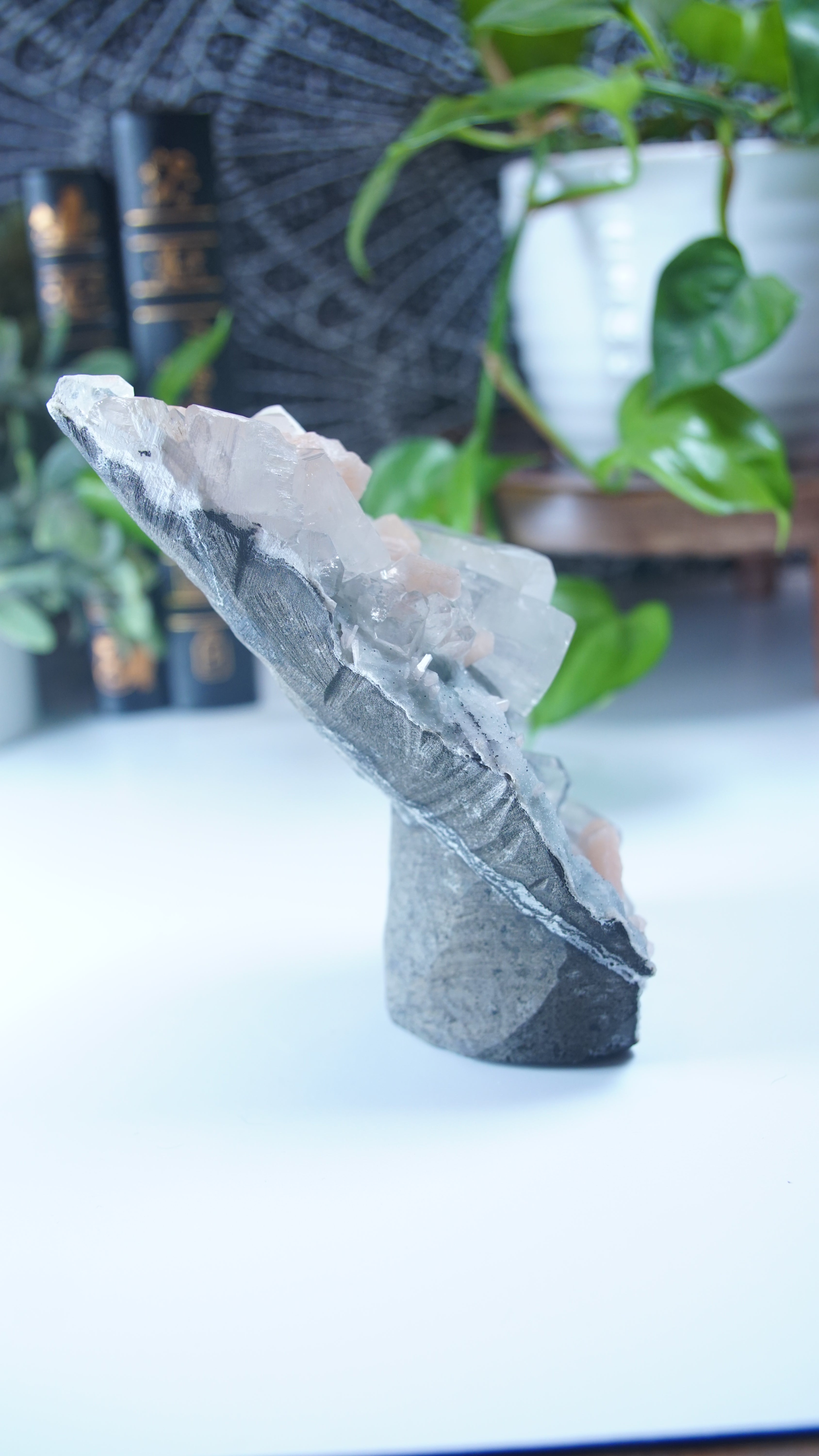 Diamond Apophyllite Blue Chalcedony Sugar Druzy Cluster | High Quality Diamond Apophyllite | US Seller