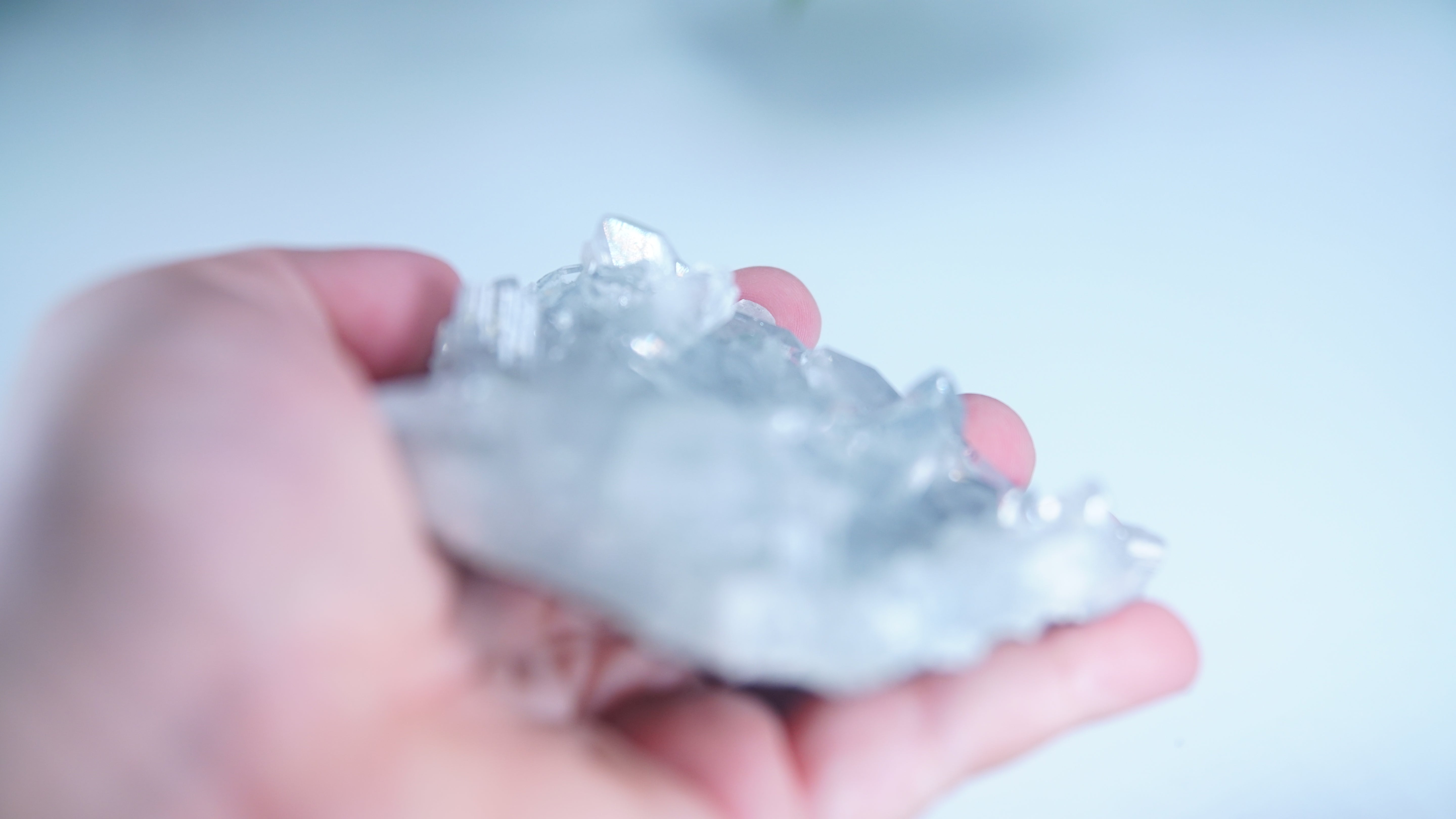 Diamond Apophyllite Blue Chalcedony Sugar Druzy Cluster | High Quality Diamond Apophyllite | US Seller