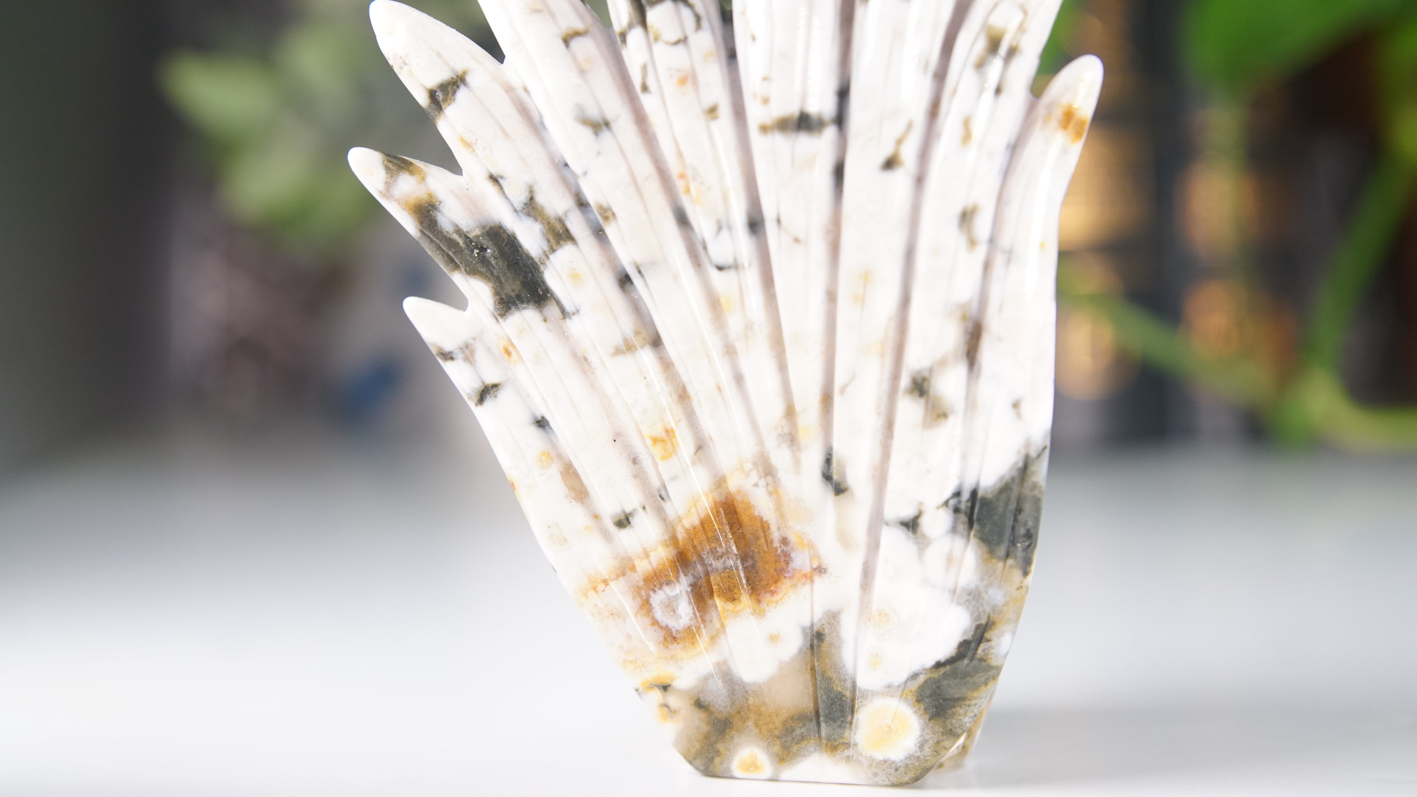 Ocean Jasper Boutique Fox Carving