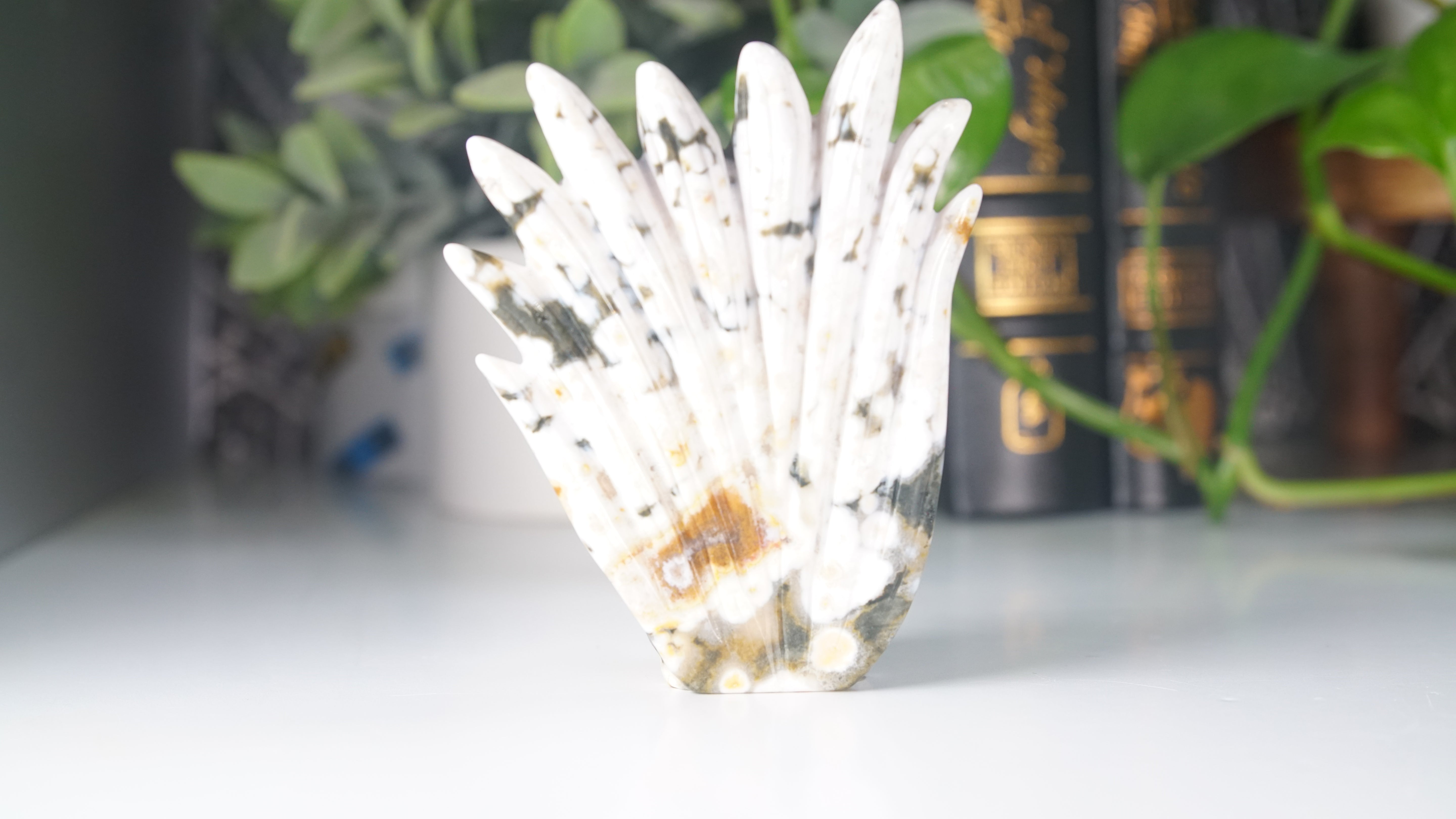 Ocean Jasper Boutique Fox Carving