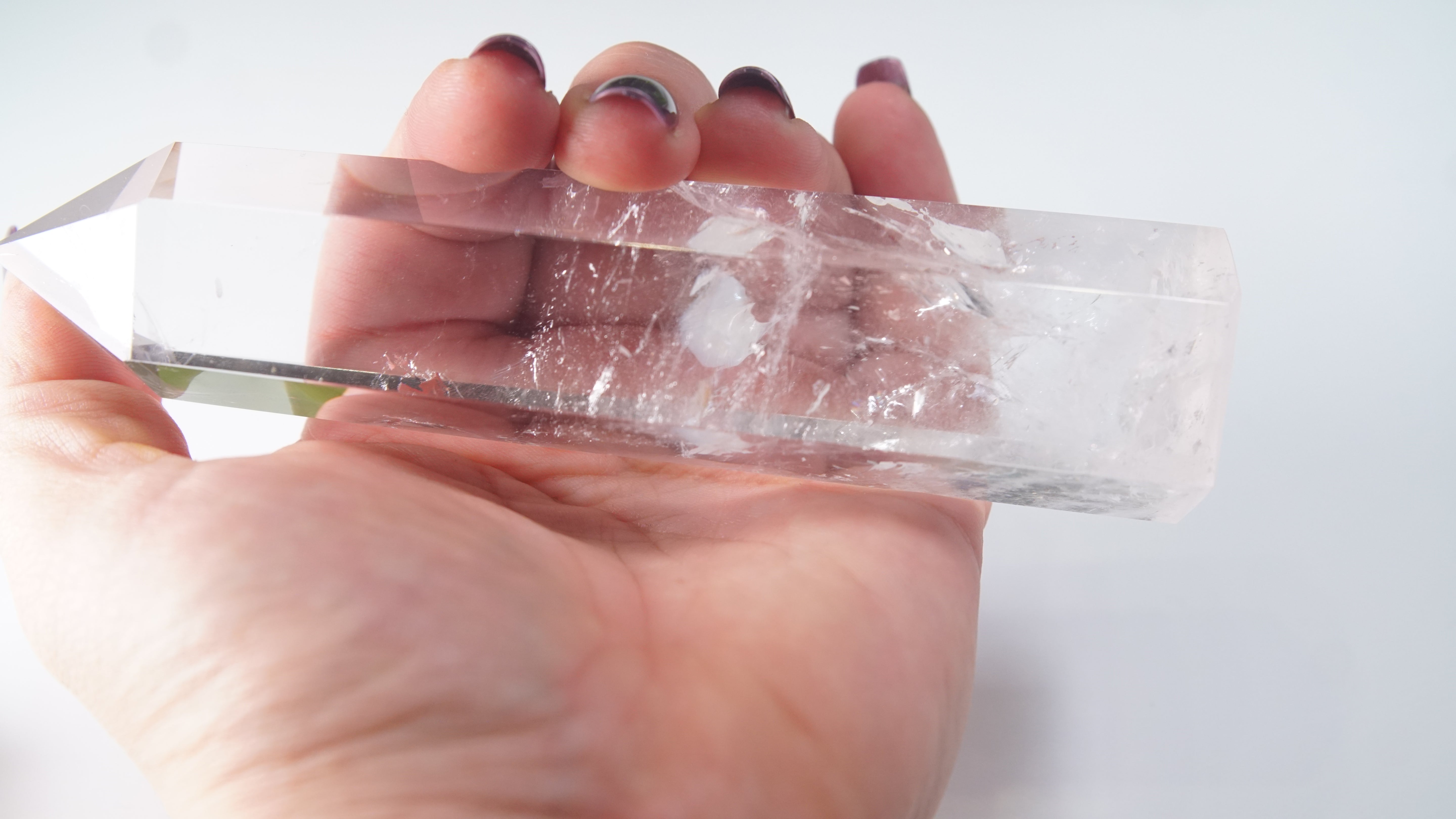 Large Chunky Rainbow Clear Quartz Towers | High Quality Quartz