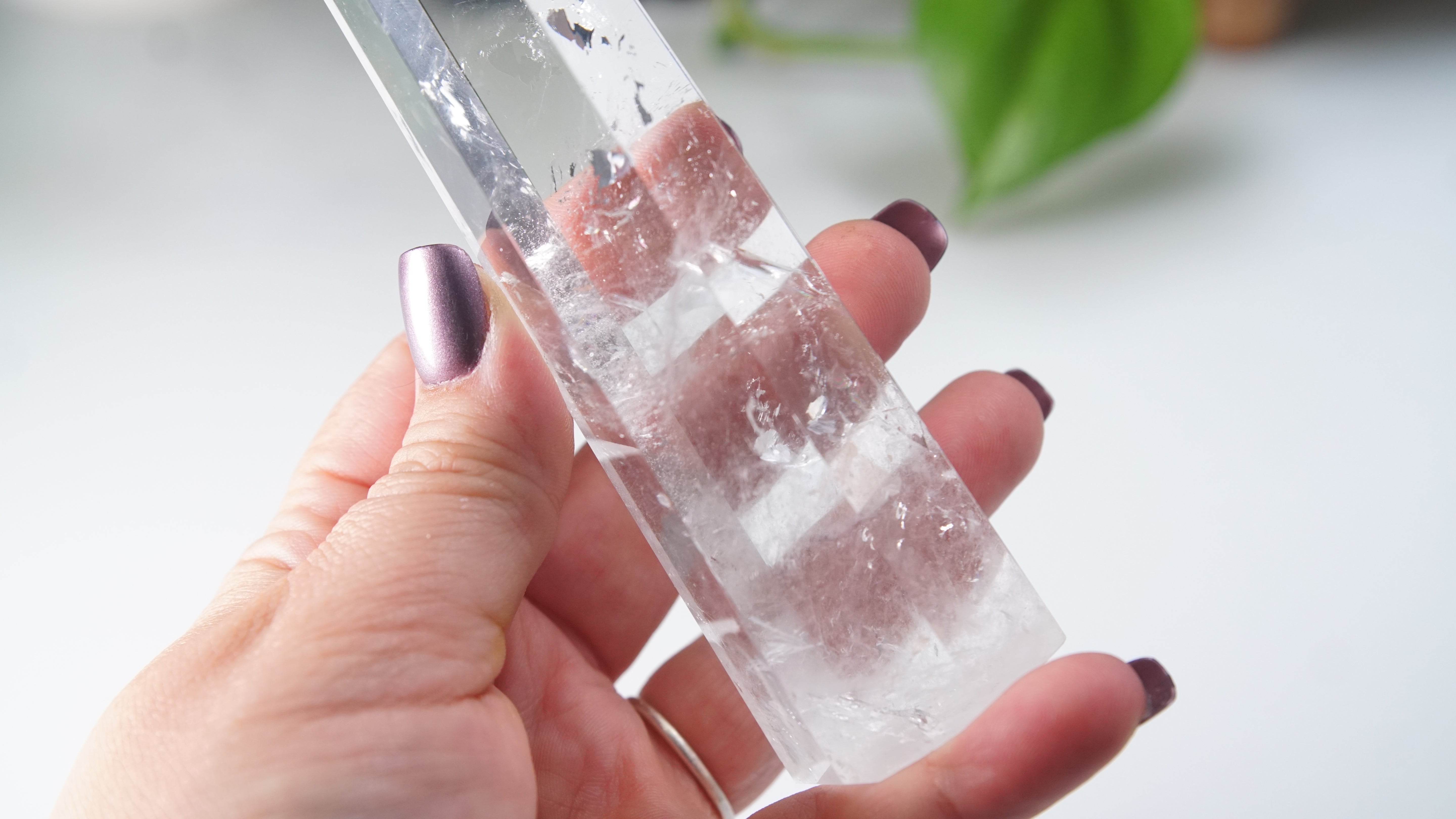 Large Chunky Rainbow Clear Quartz Towers | High Quality Quartz
