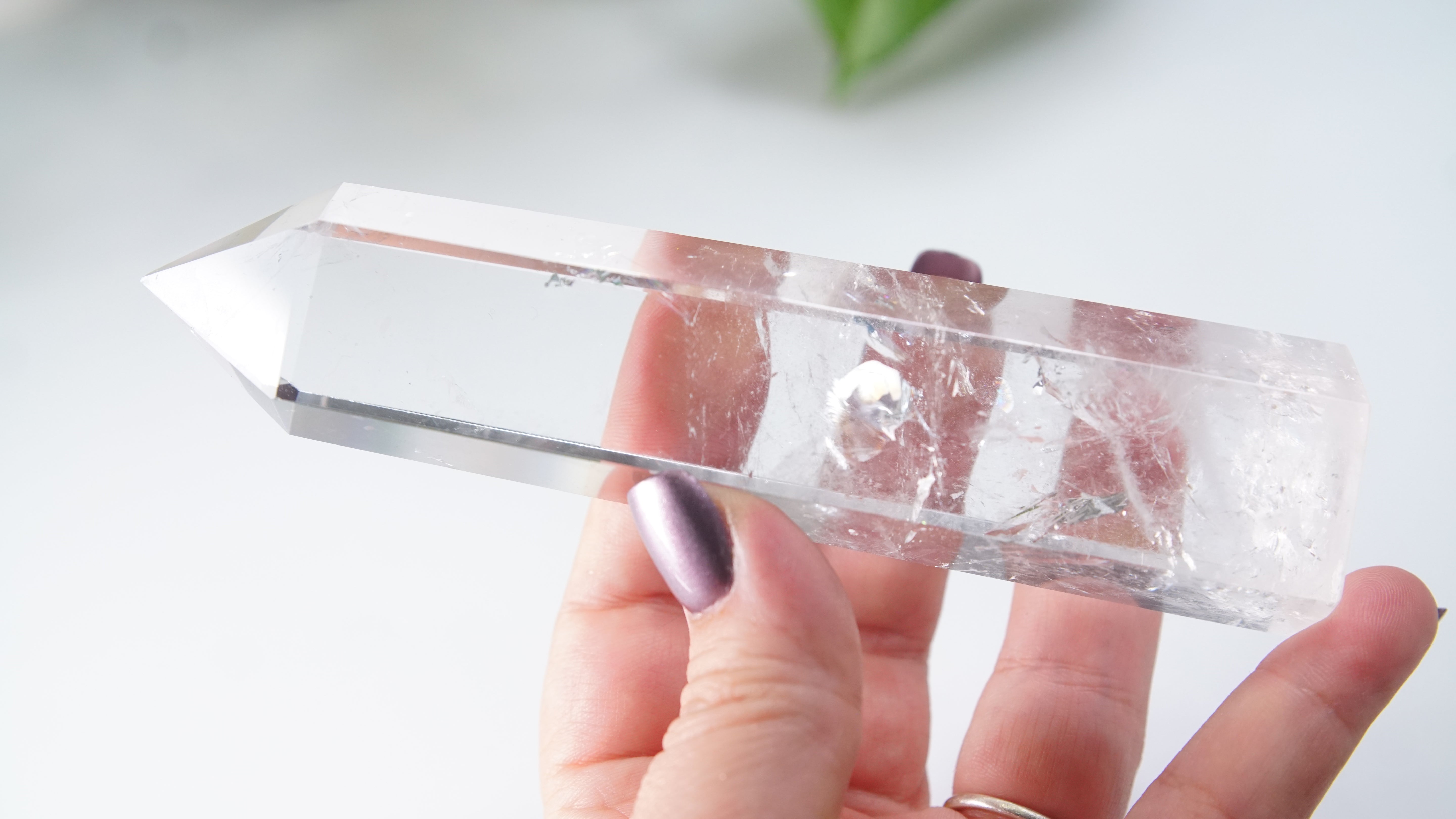 Large Chunky Rainbow Clear Quartz Towers | High Quality Quartz