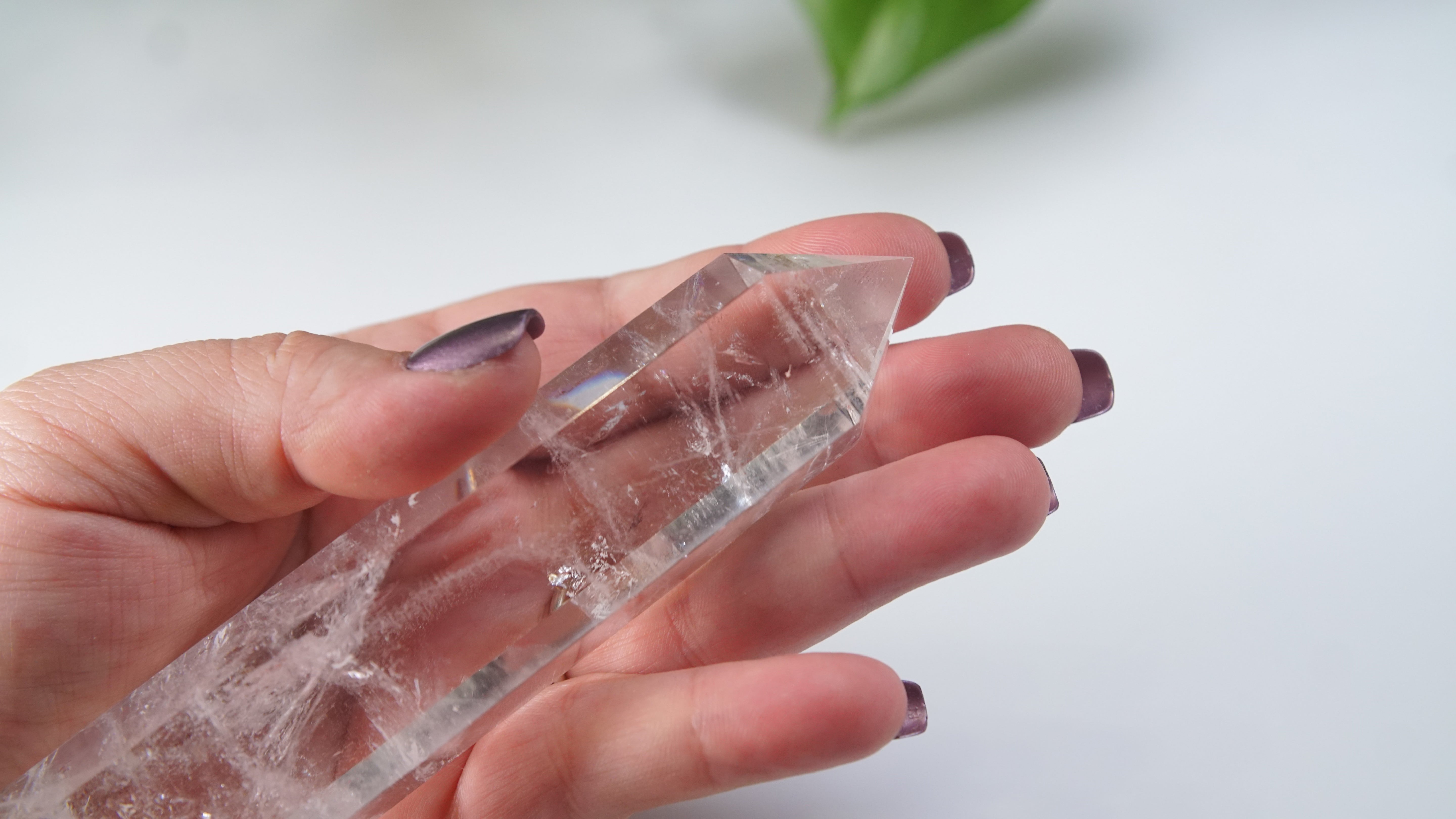 Large Chunky Rainbow Clear Quartz Towers | High Quality Quartz