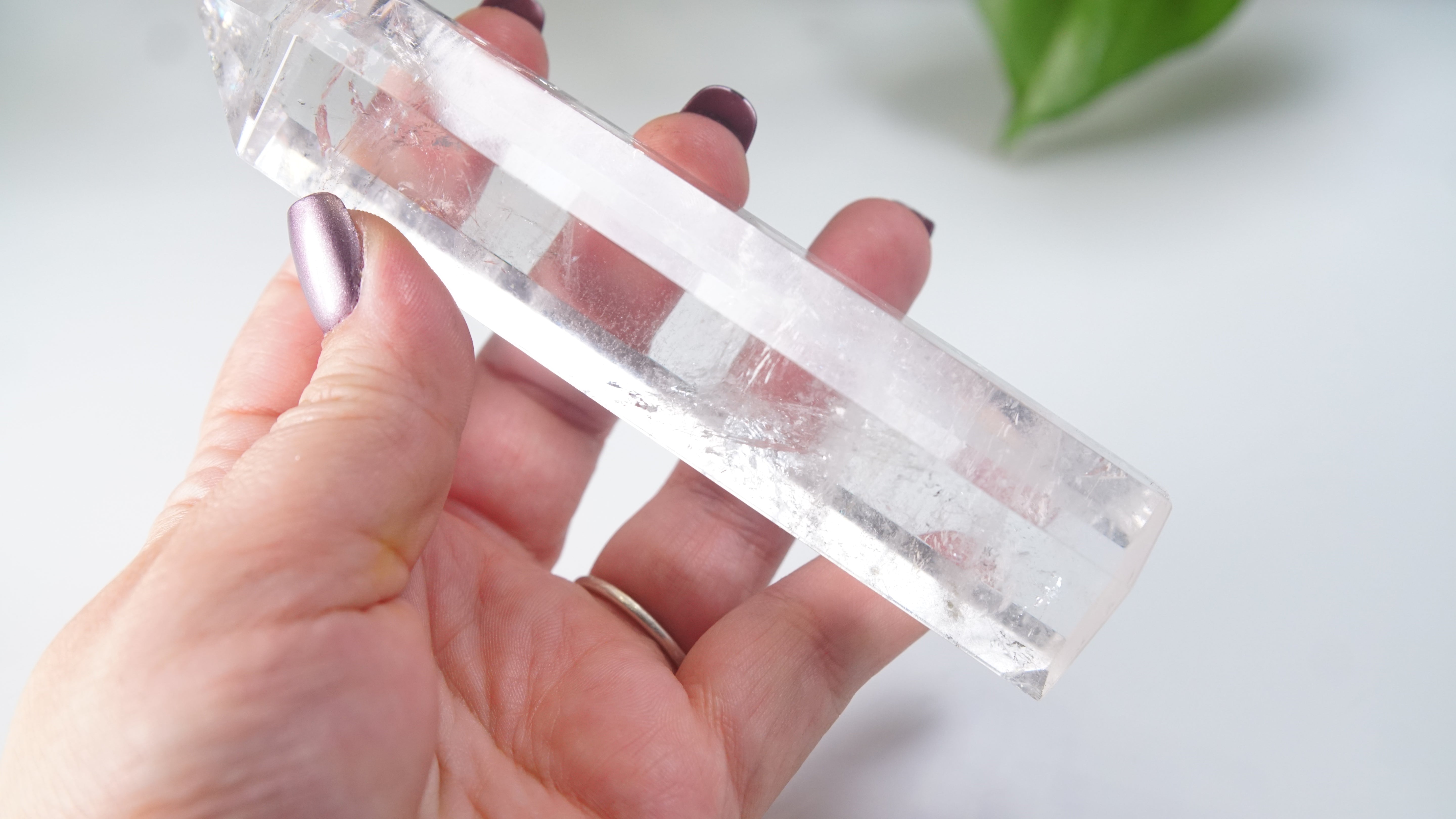 Large Chunky Rainbow Clear Quartz Towers | High Quality Quartz