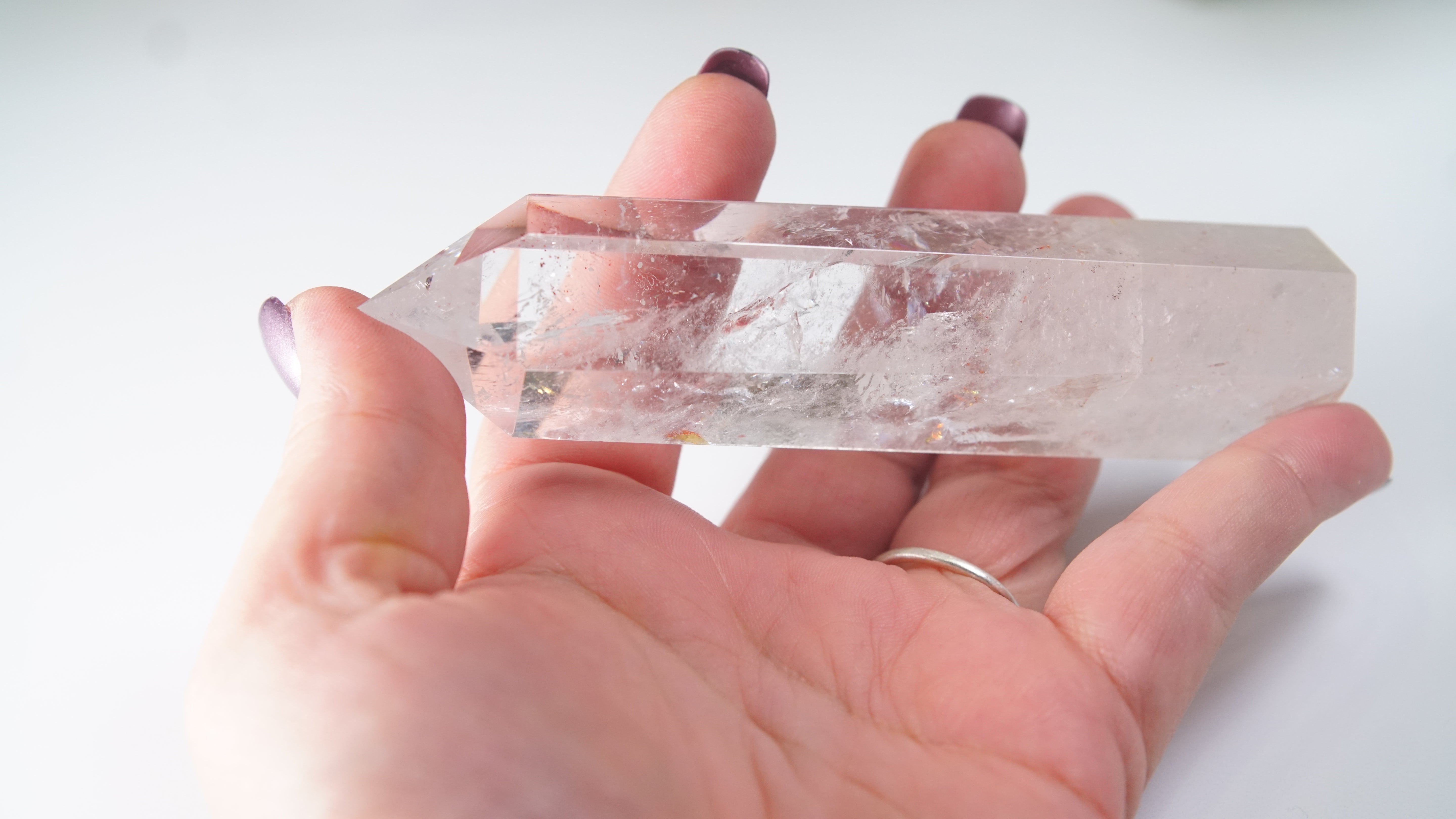 Large Chunky Rainbow Clear Quartz Towers | High Quality Quartz