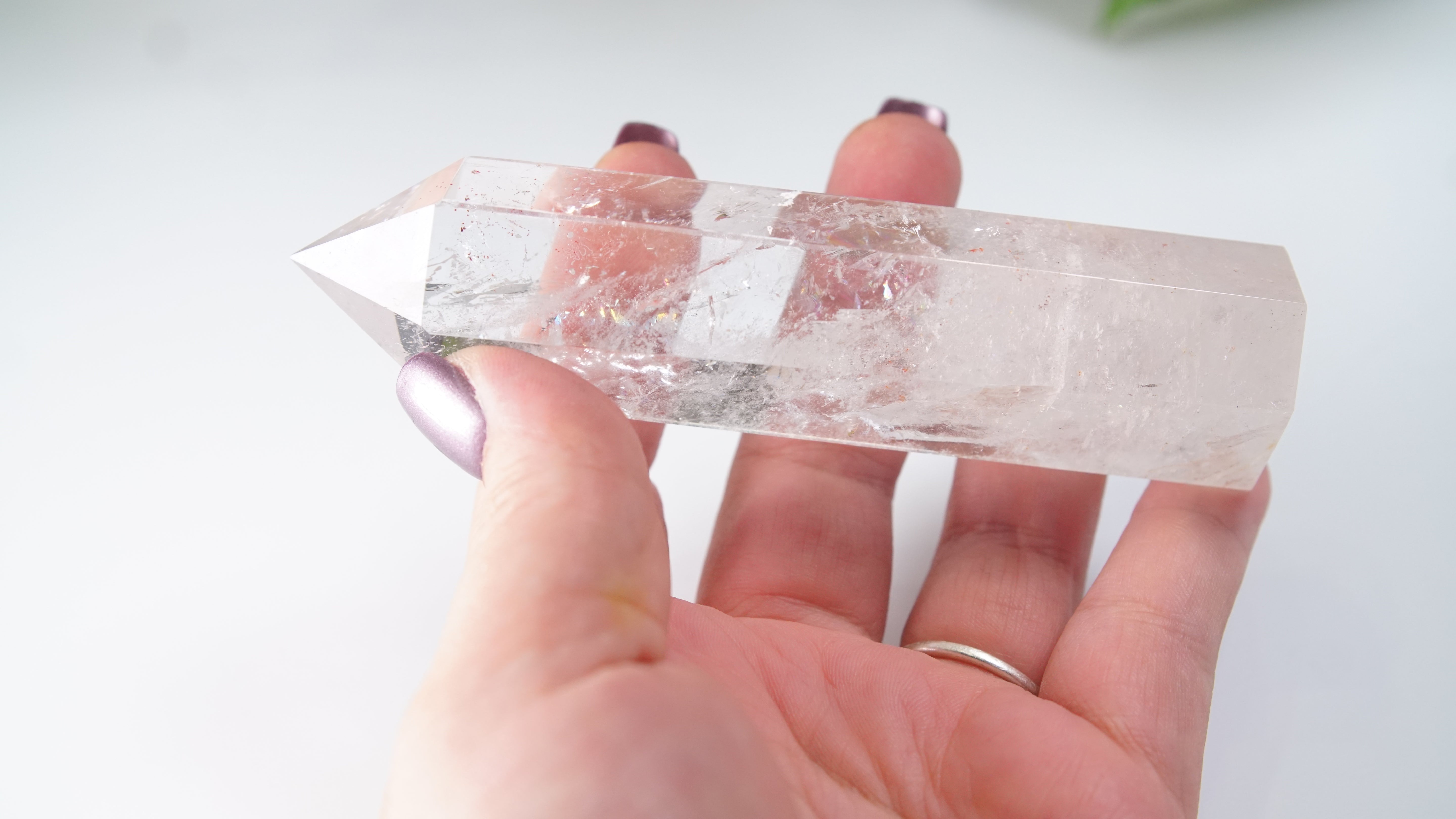 Large Chunky Rainbow Clear Quartz Towers | High Quality Quartz