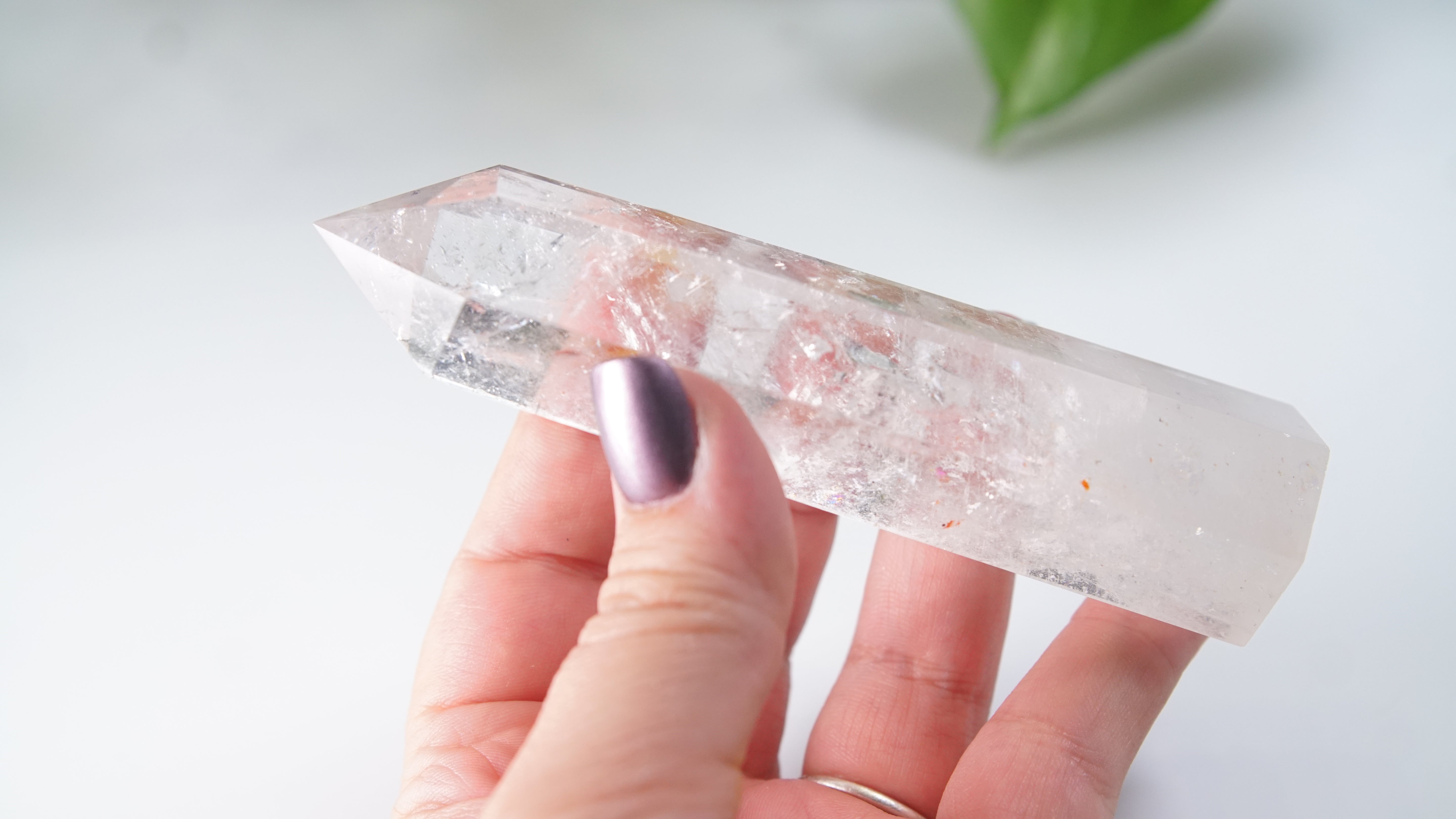 Large Chunky Rainbow Clear Quartz Towers | High Quality Quartz