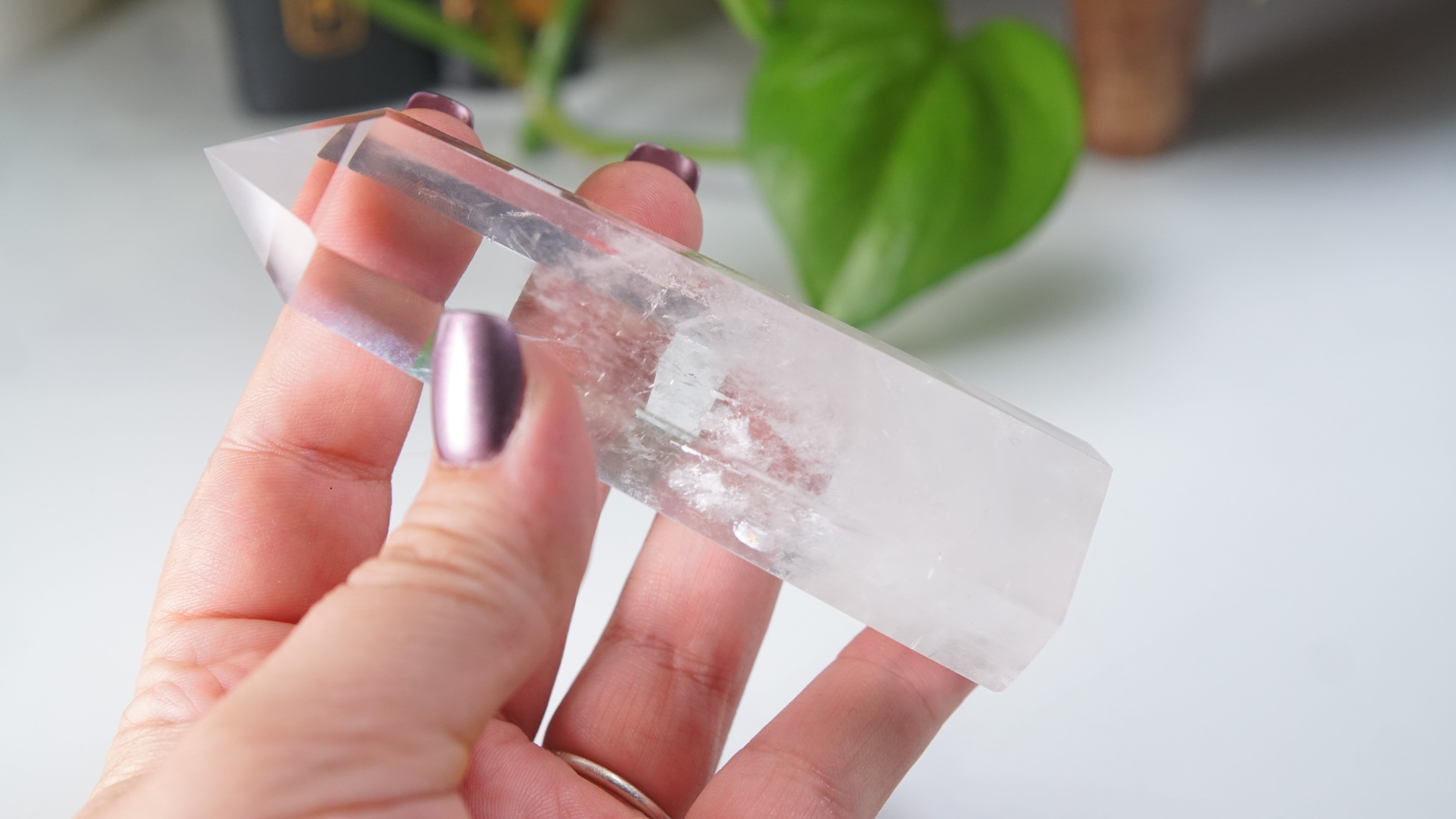 Large Chunky Rainbow Clear Quartz Towers | High Quality Quartz