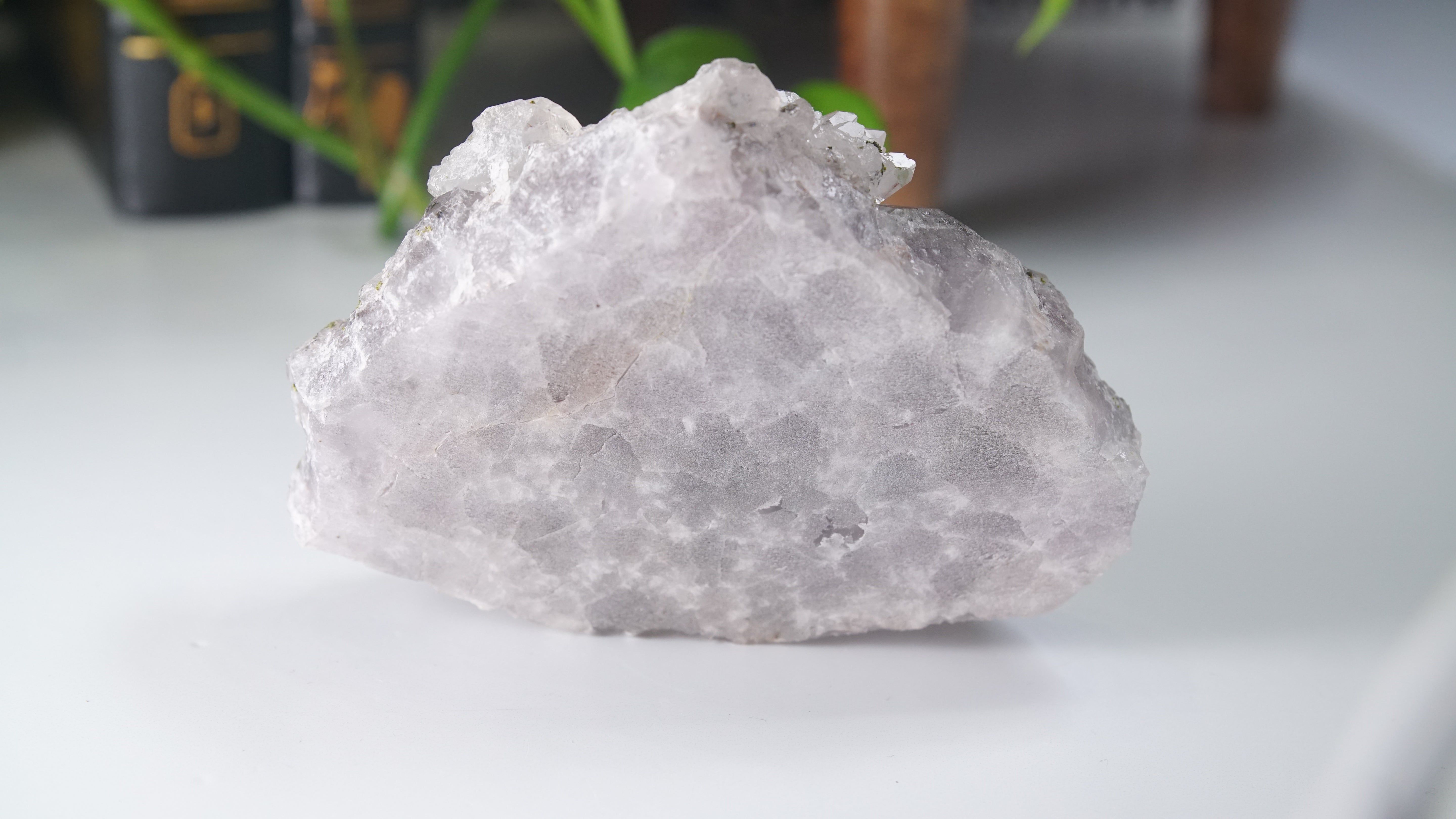Amethyst Super Seven Chinese Garden Quartz Epidote Cluster