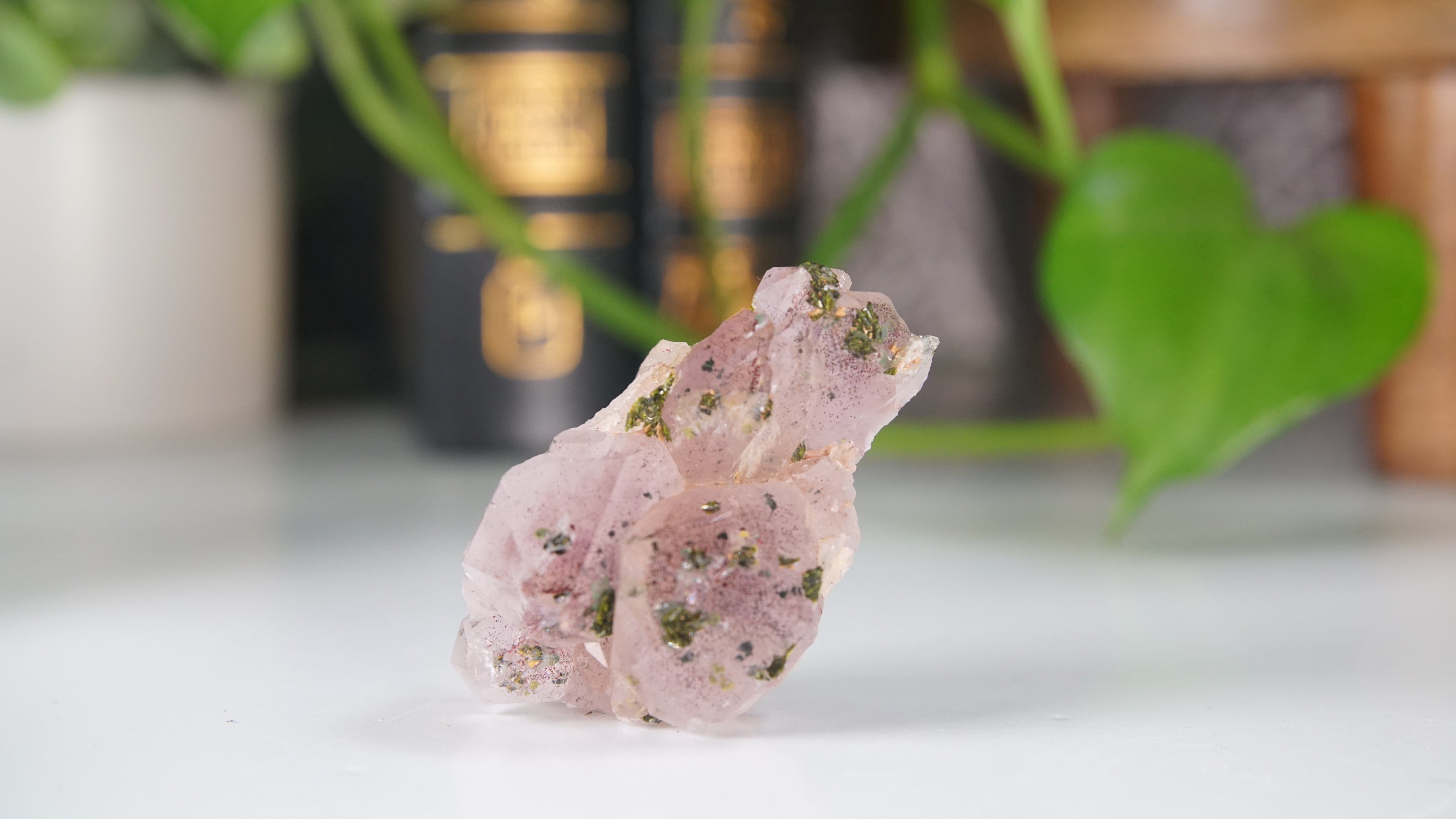 Amethyst Super Seven Chinese Garden Quartz Epidote Cluster