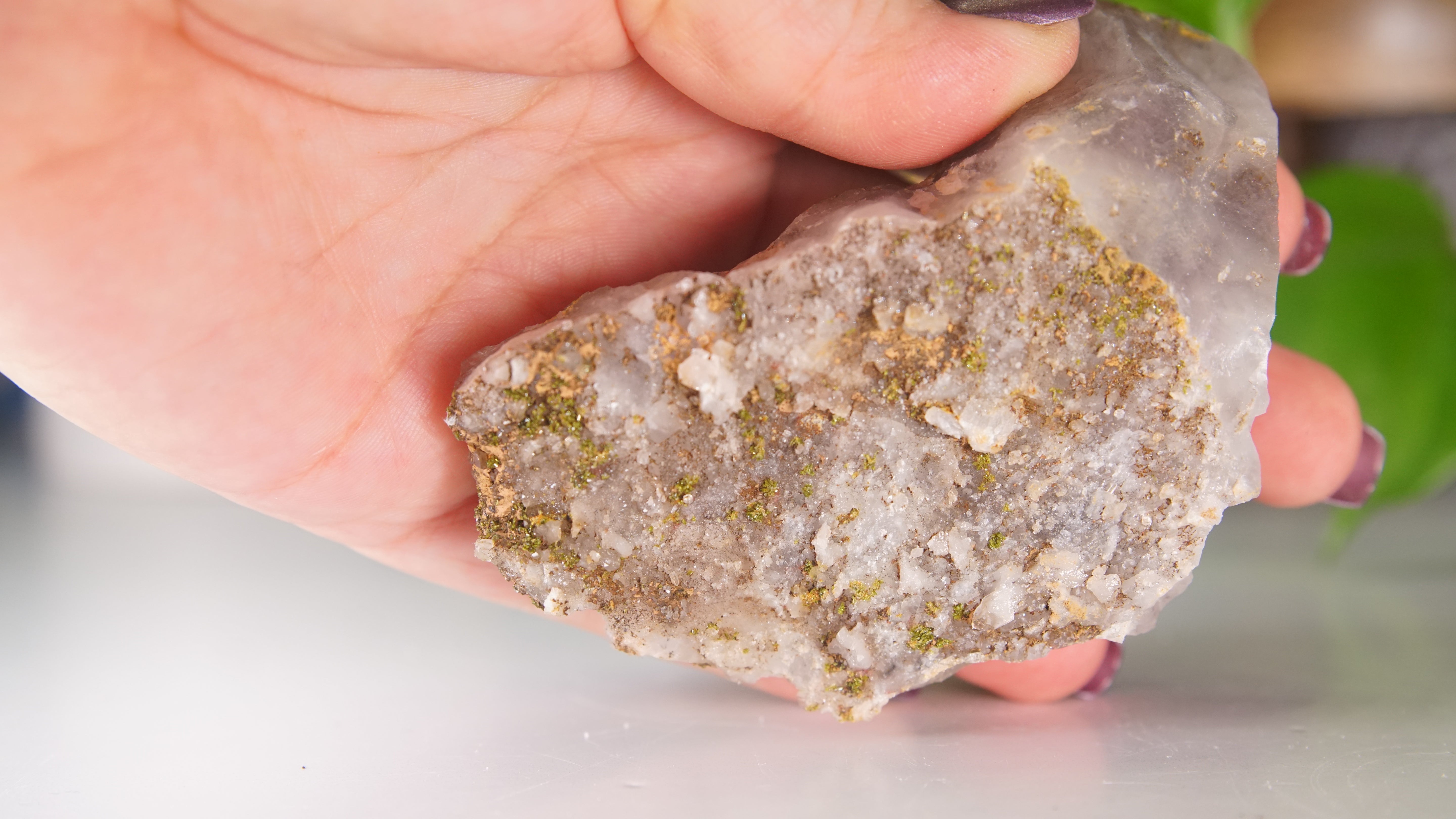 Epidote Amethyst High Quality Chinese Garden Quartz Cluster